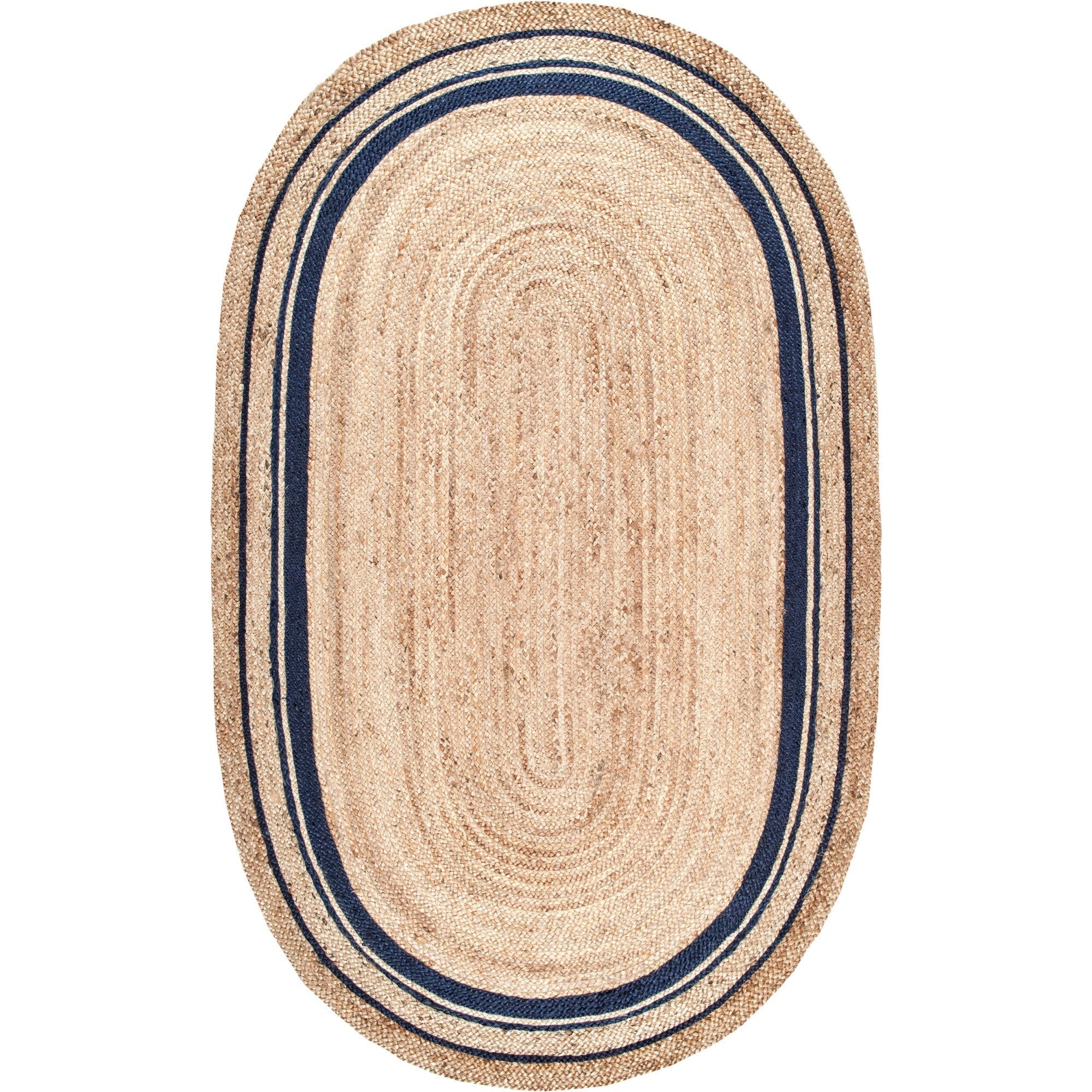 Tapis côtier en jute tressé Nuloom Rikki