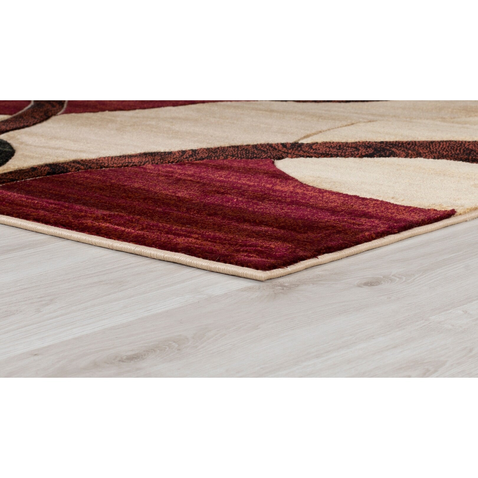 Tapis à motifs géométriques abstraits de la collection Orelsi