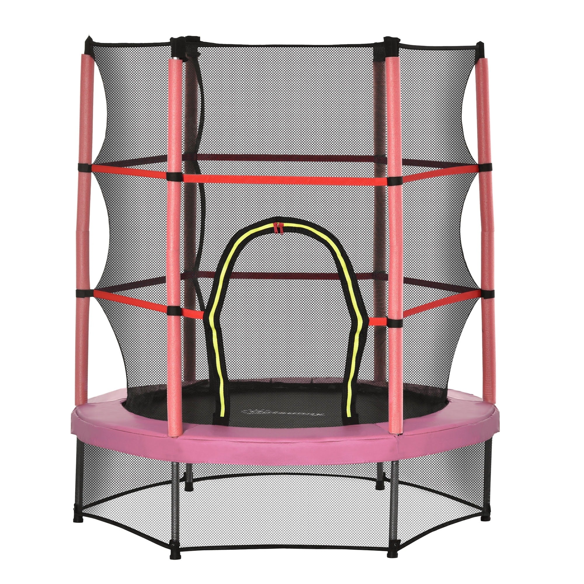 Trampoline Outsunny pour enfants de 1,5 m de diamètre avec filet pour l'intérieur et l'extérieur, de 3 à 6 ans
