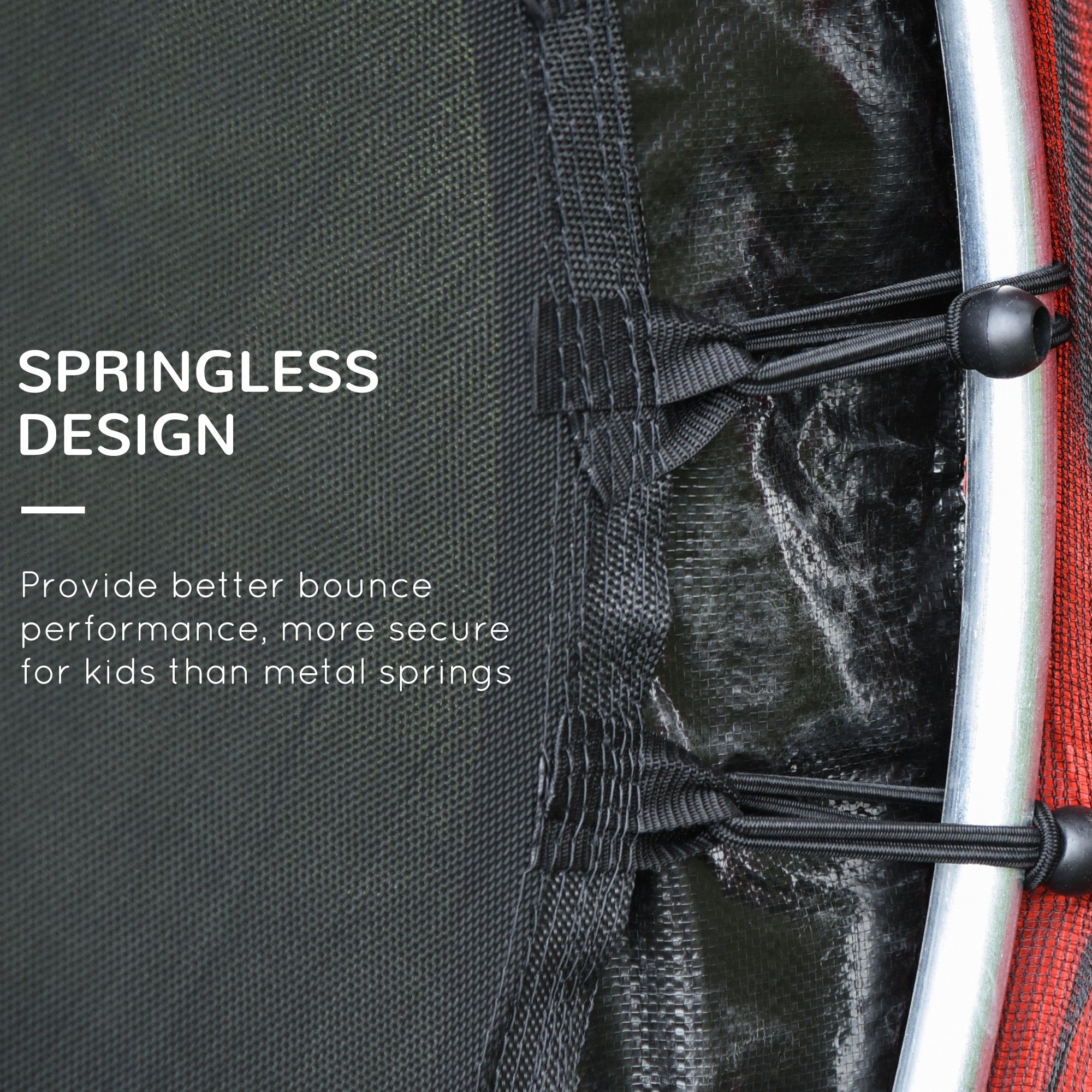 Trampoline Outsunny pour enfants de 1,5 m de diamètre avec filet pour l'intérieur et l'extérieur, de 3 à 6 ans