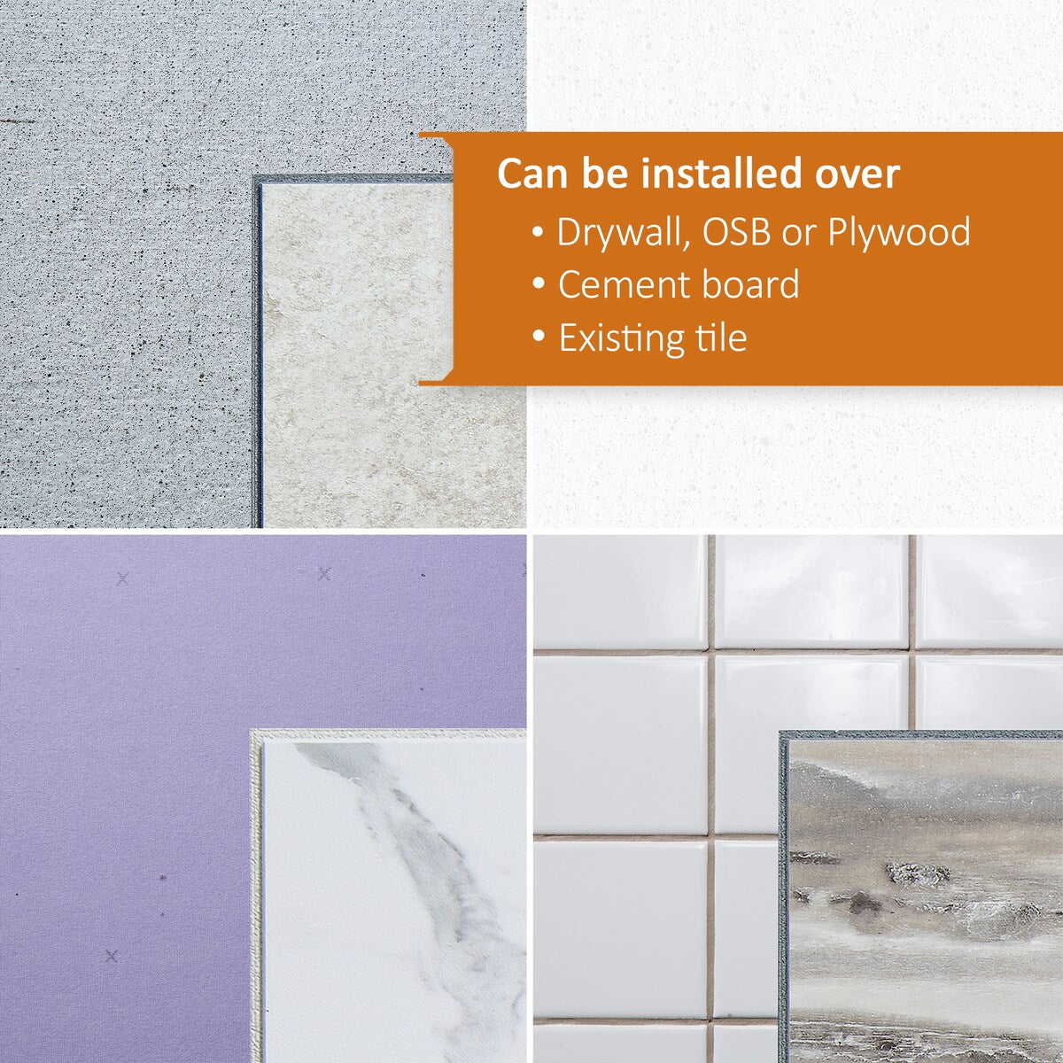 Kit de douche en carrelage mural Palisade