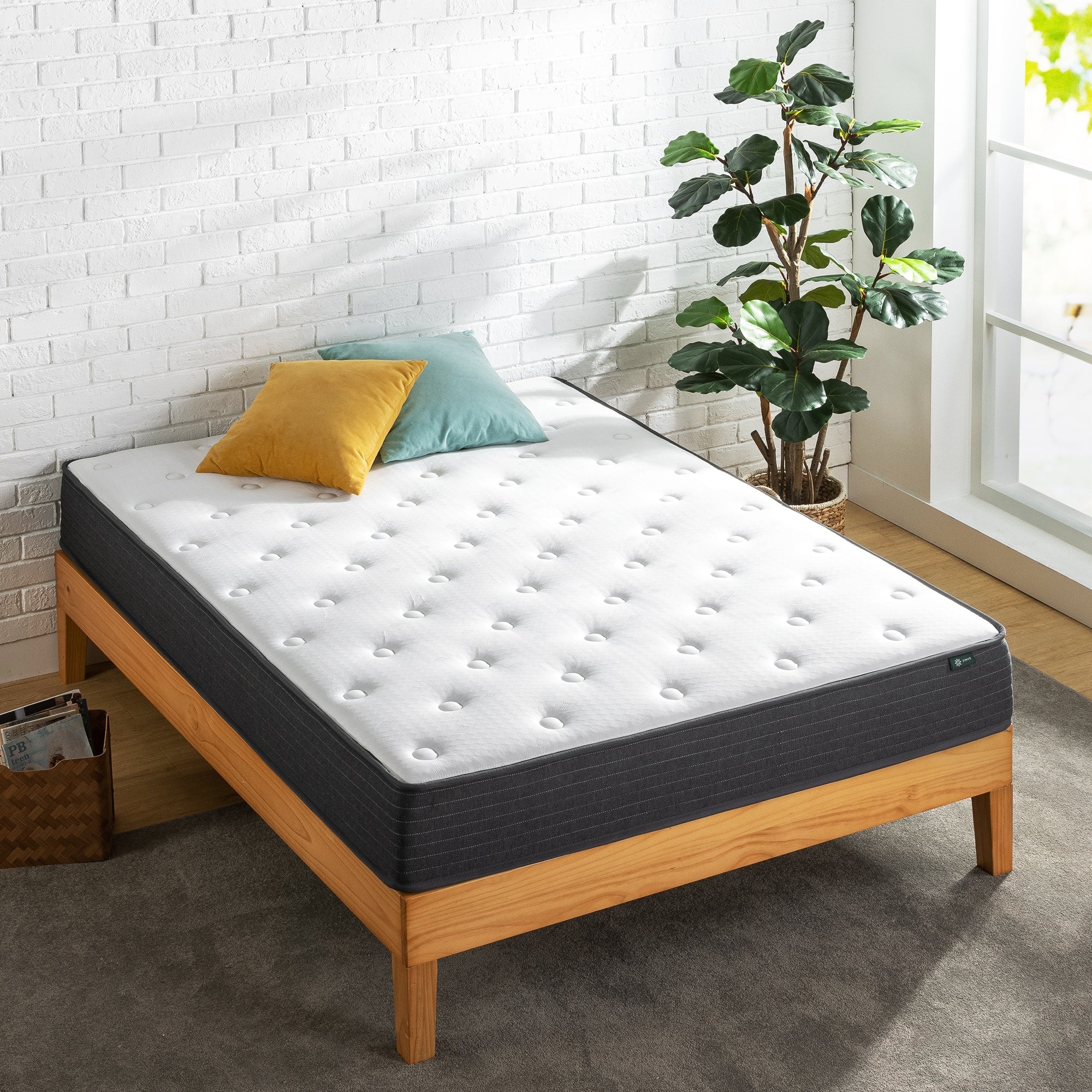 Matelas hybride à ressorts ensachés Priage by ZINUS Comfort Essential de 8 pouces