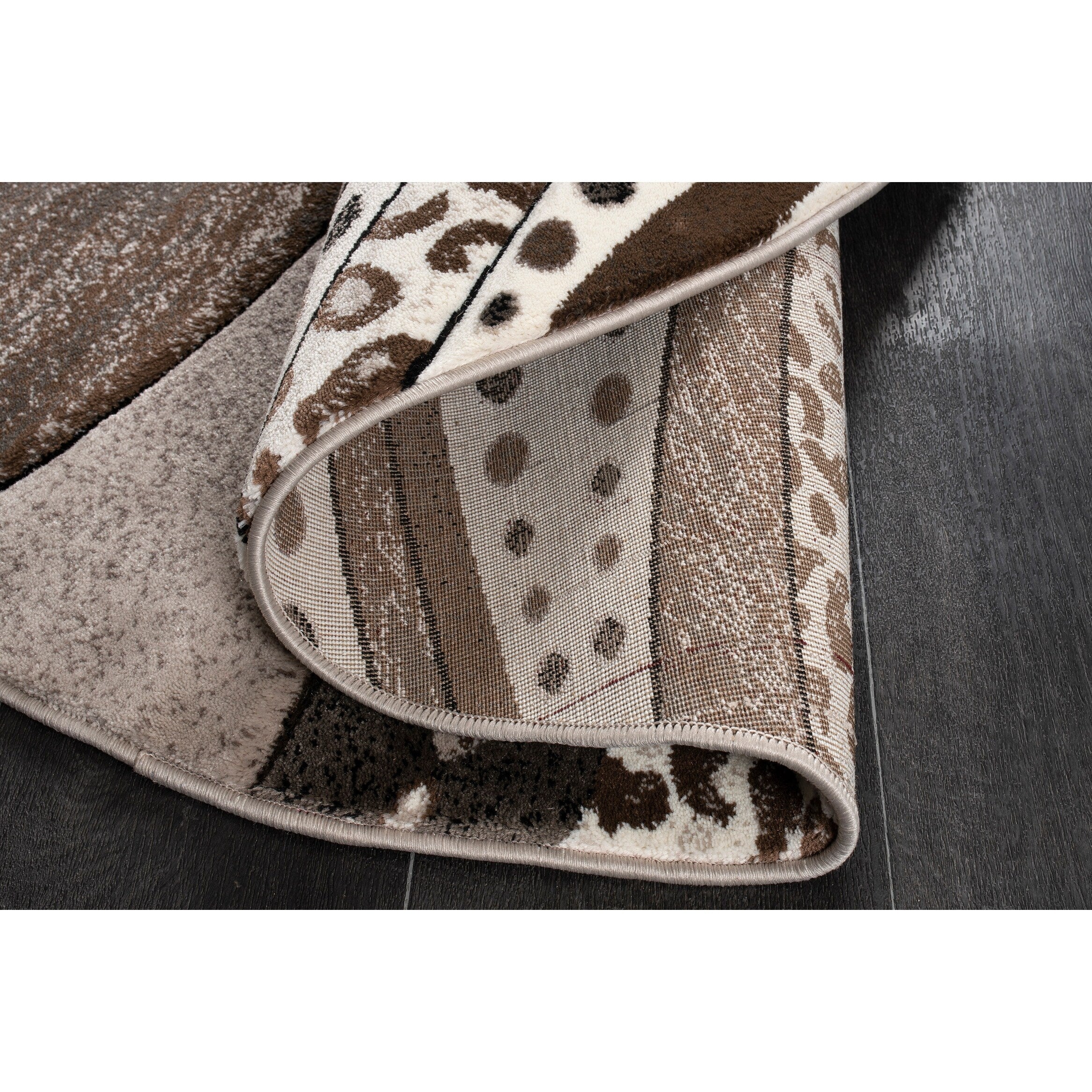 Tapis à tourbillons abstraits de la collection Rhodes