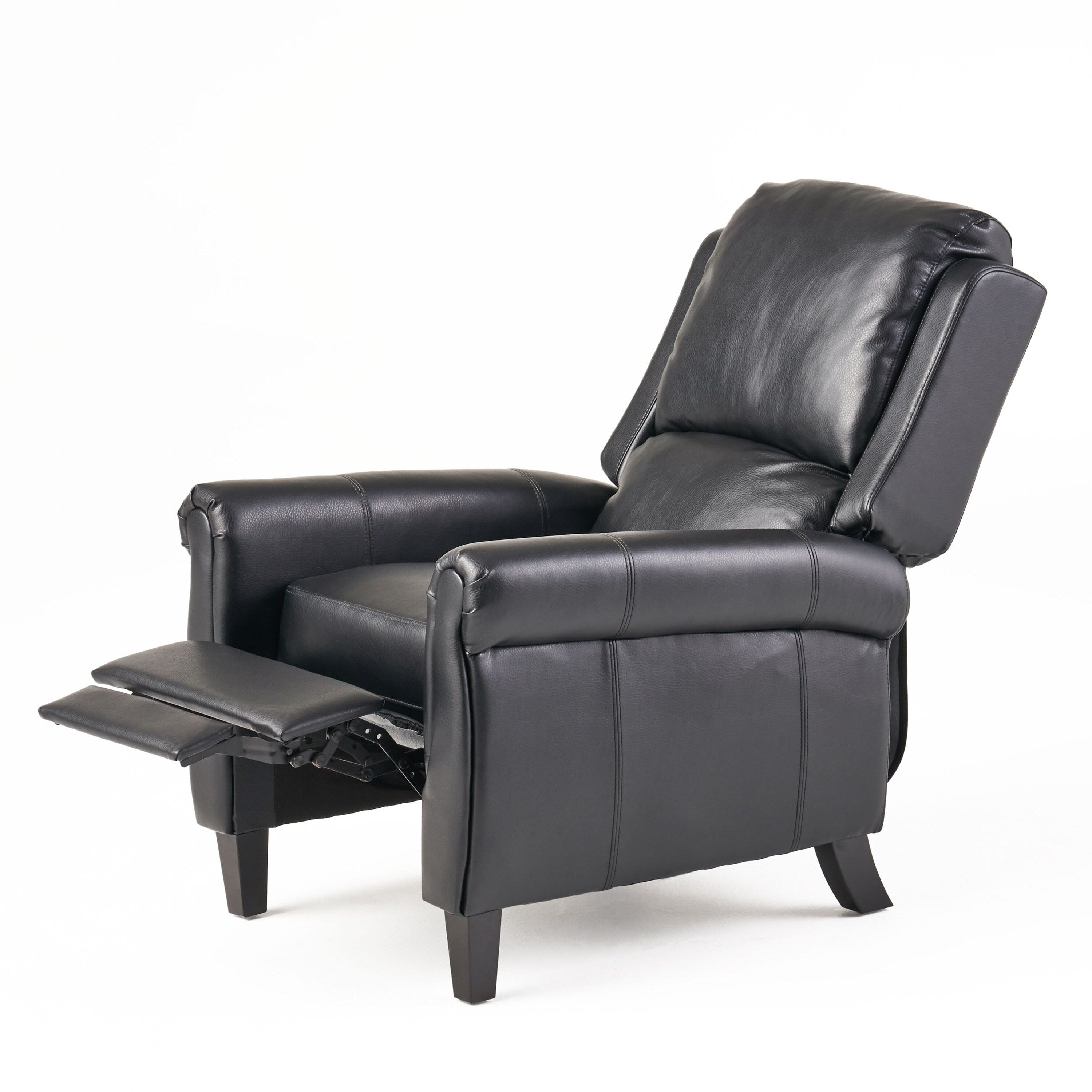 Fauteuil inclinable en cuir PU ultra-confortable Roomfitters, fauteuil inclinable luxueux pour salon ou chambre à coucher