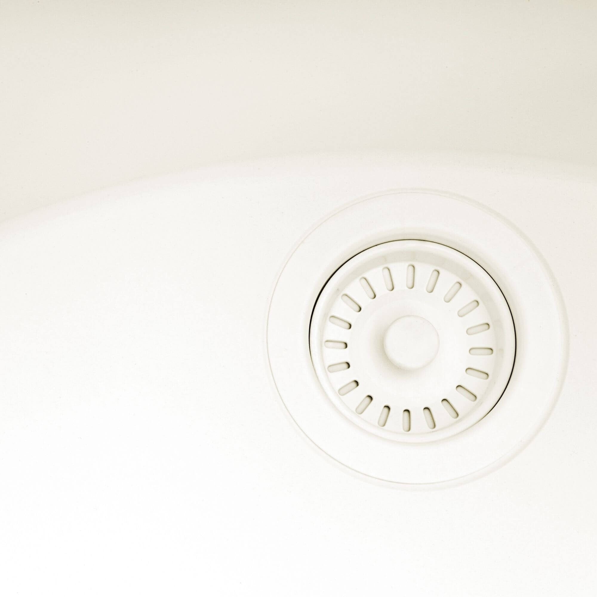 Évier de buanderie sous plan Ruvati epiRock Workstation 25 pouces, blanc chaud - RVG2321WB