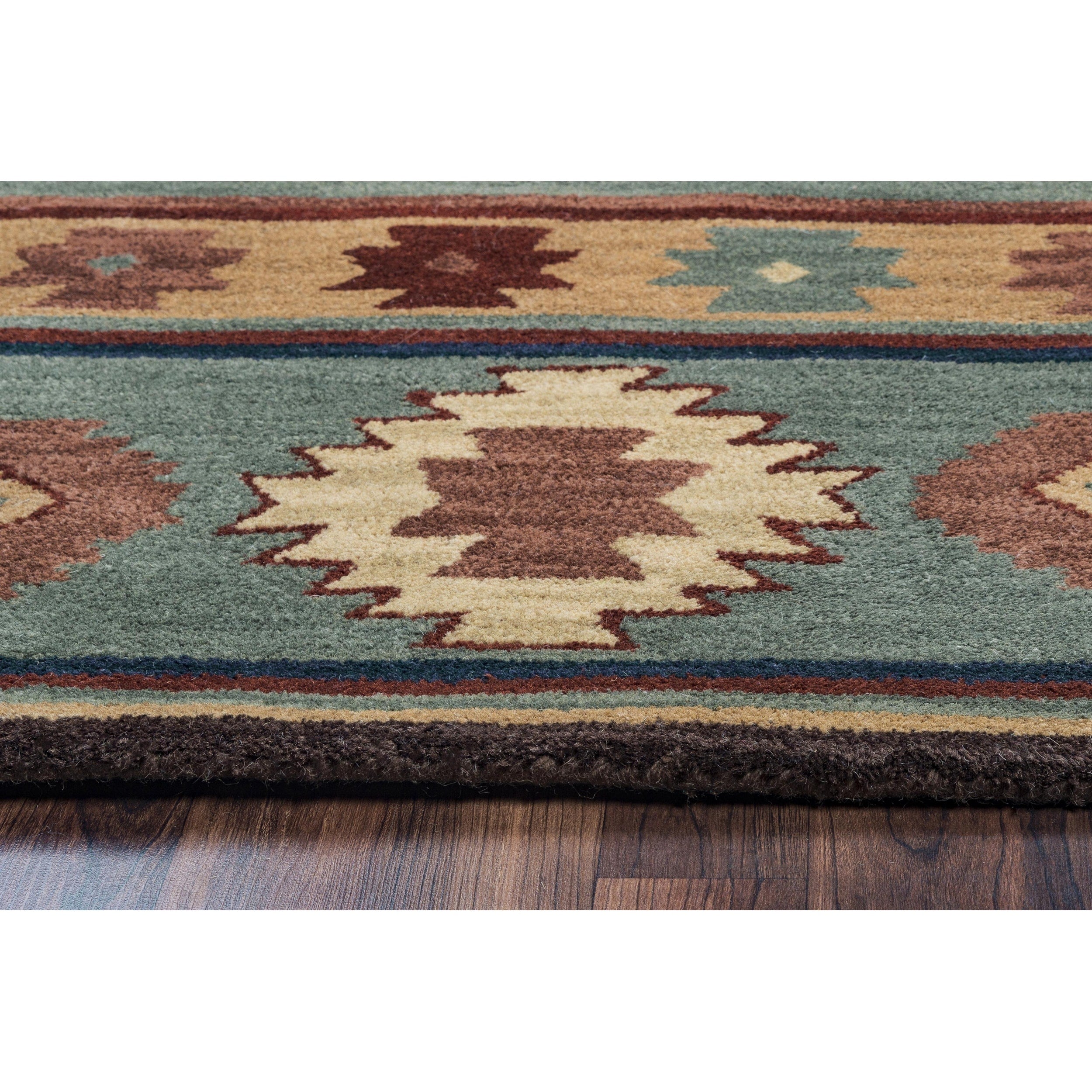 Tapis en laine touffeté à la main Alora Decor Ryder Southwestern