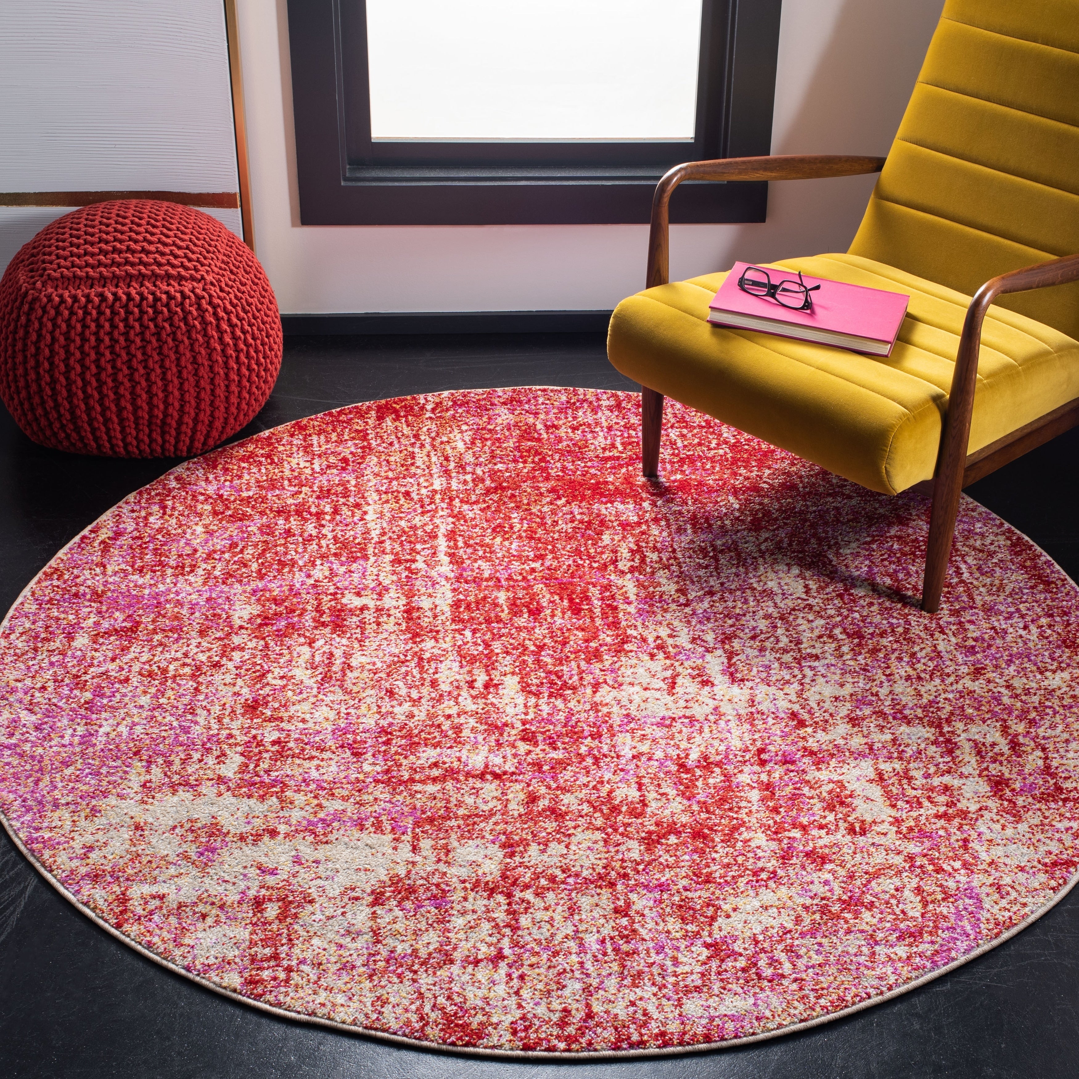 Tapis SAFAVIEH Adirondack Guillerma moderne abstrait vieilli