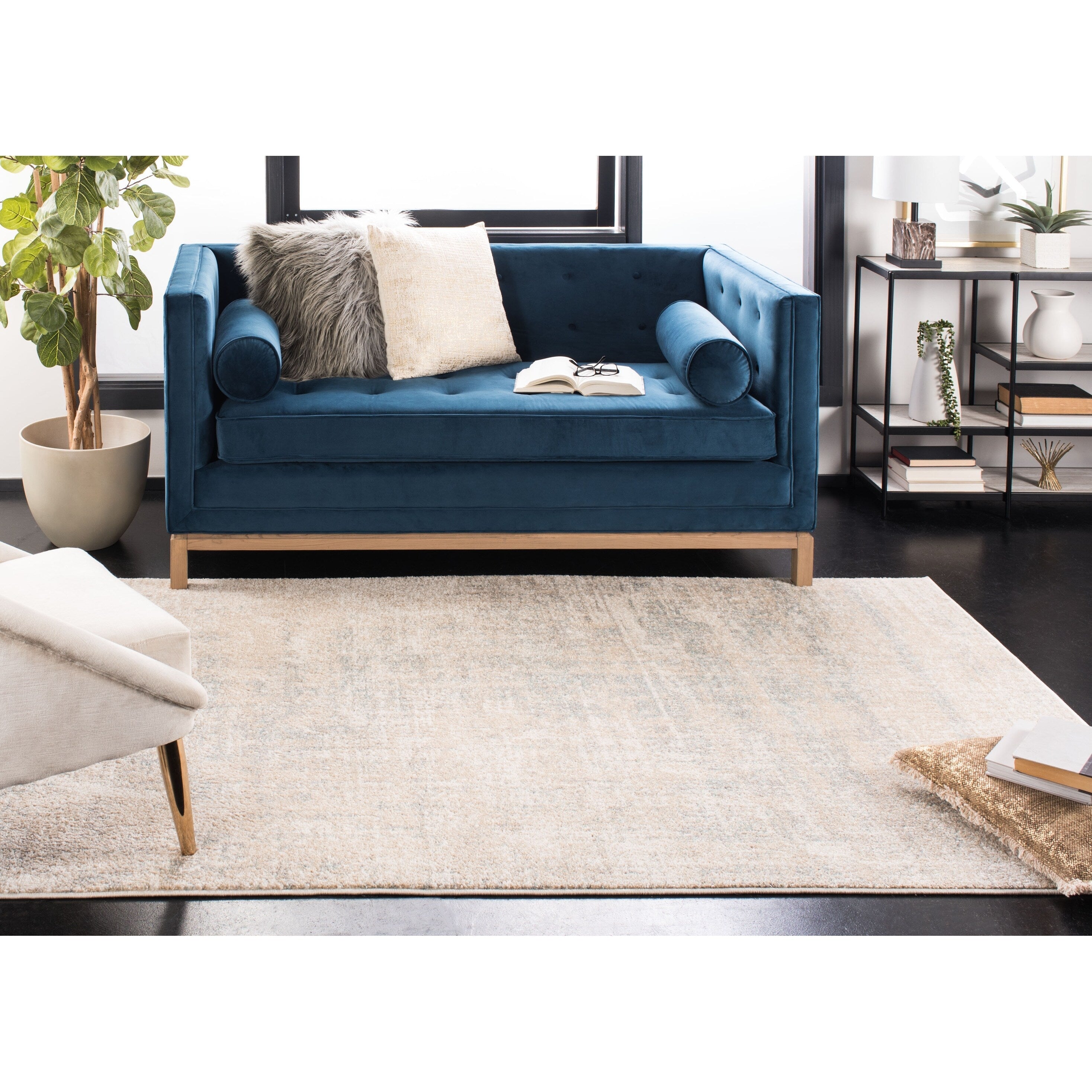 Tapis SAFAVIEH Adirondack Guillerma moderne abstrait vieilli