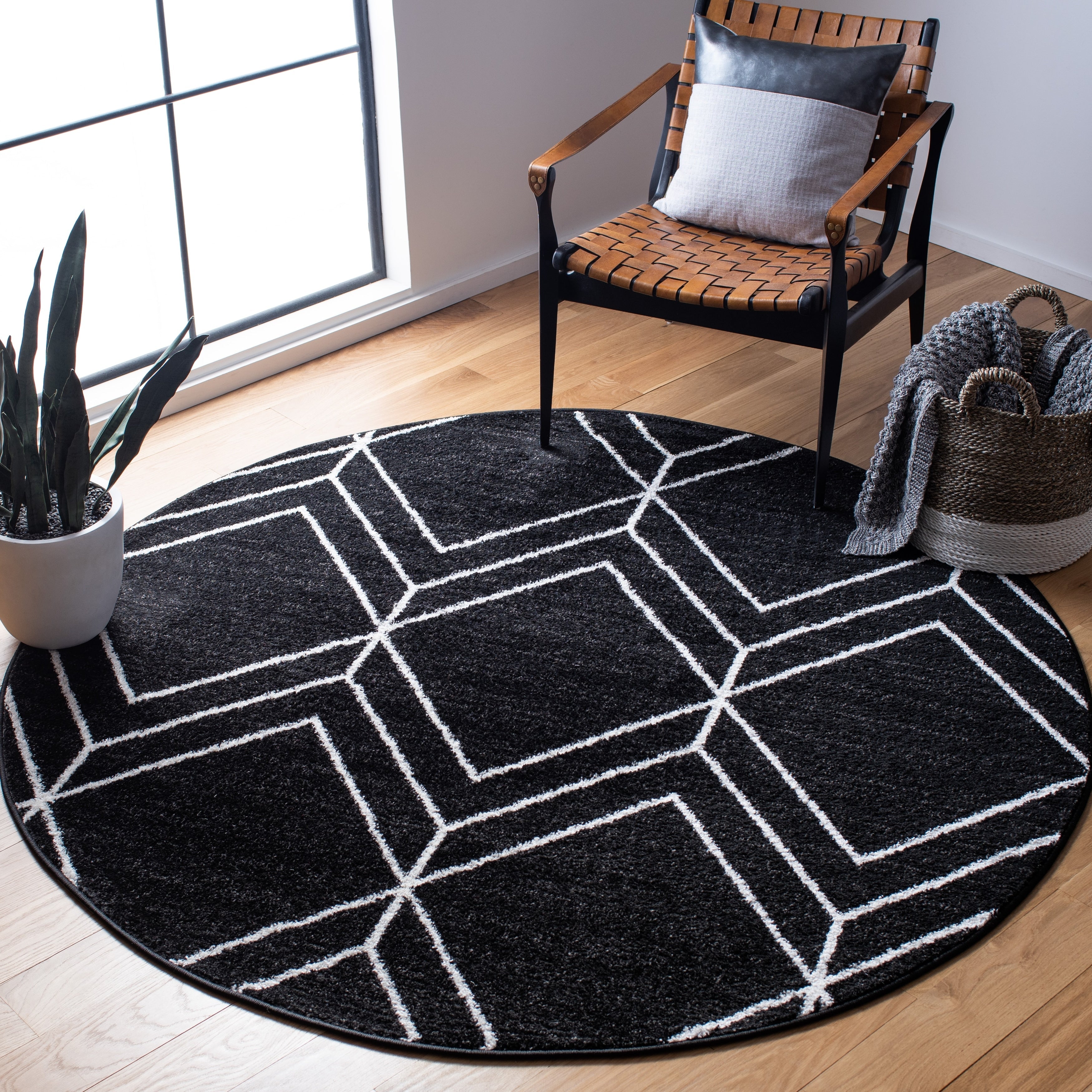 Tapis géométrique moderne SAFAVIEH Adirondack Juvelina