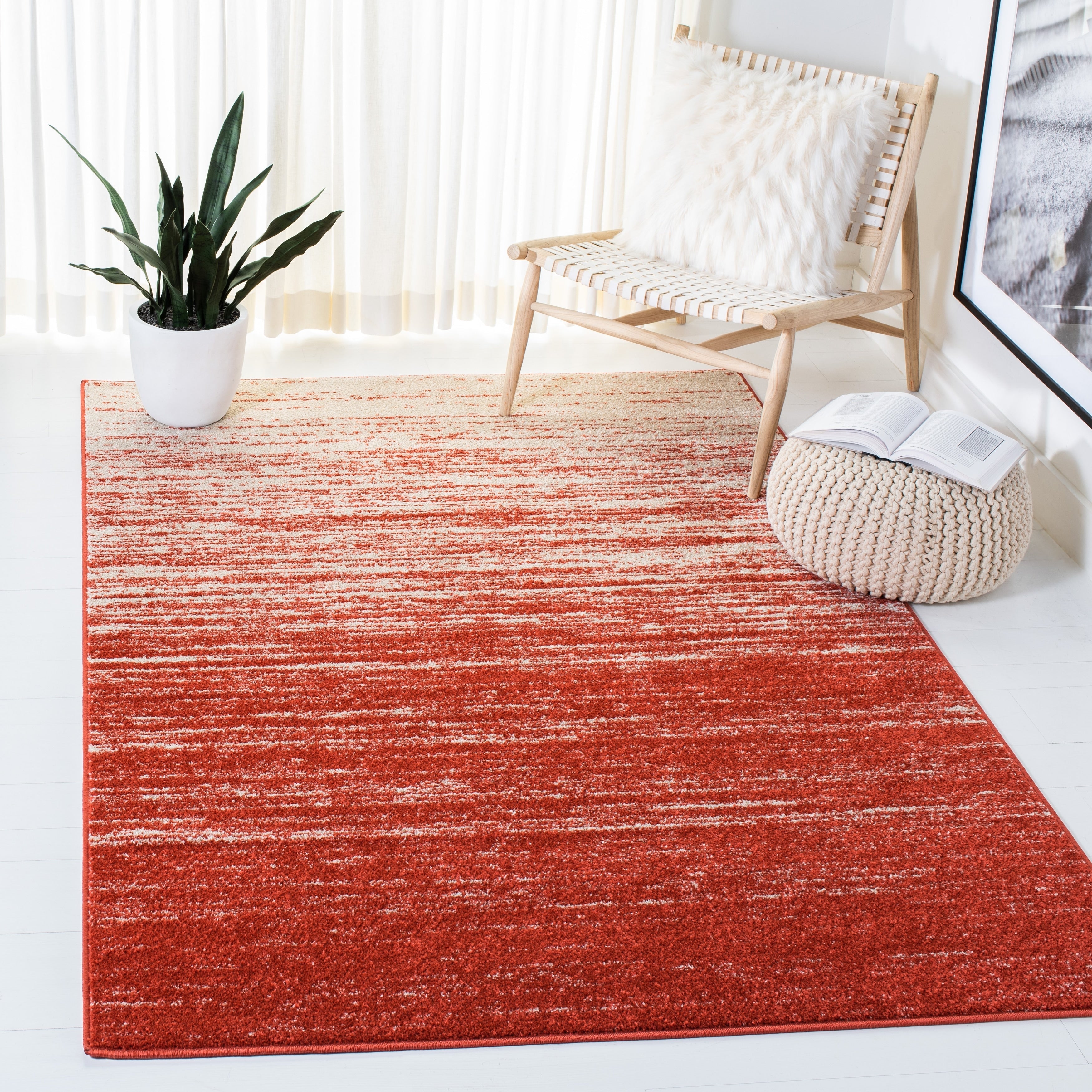 Tapis Adirondack Mieko moderne ombré vieilli SAFAVIEH