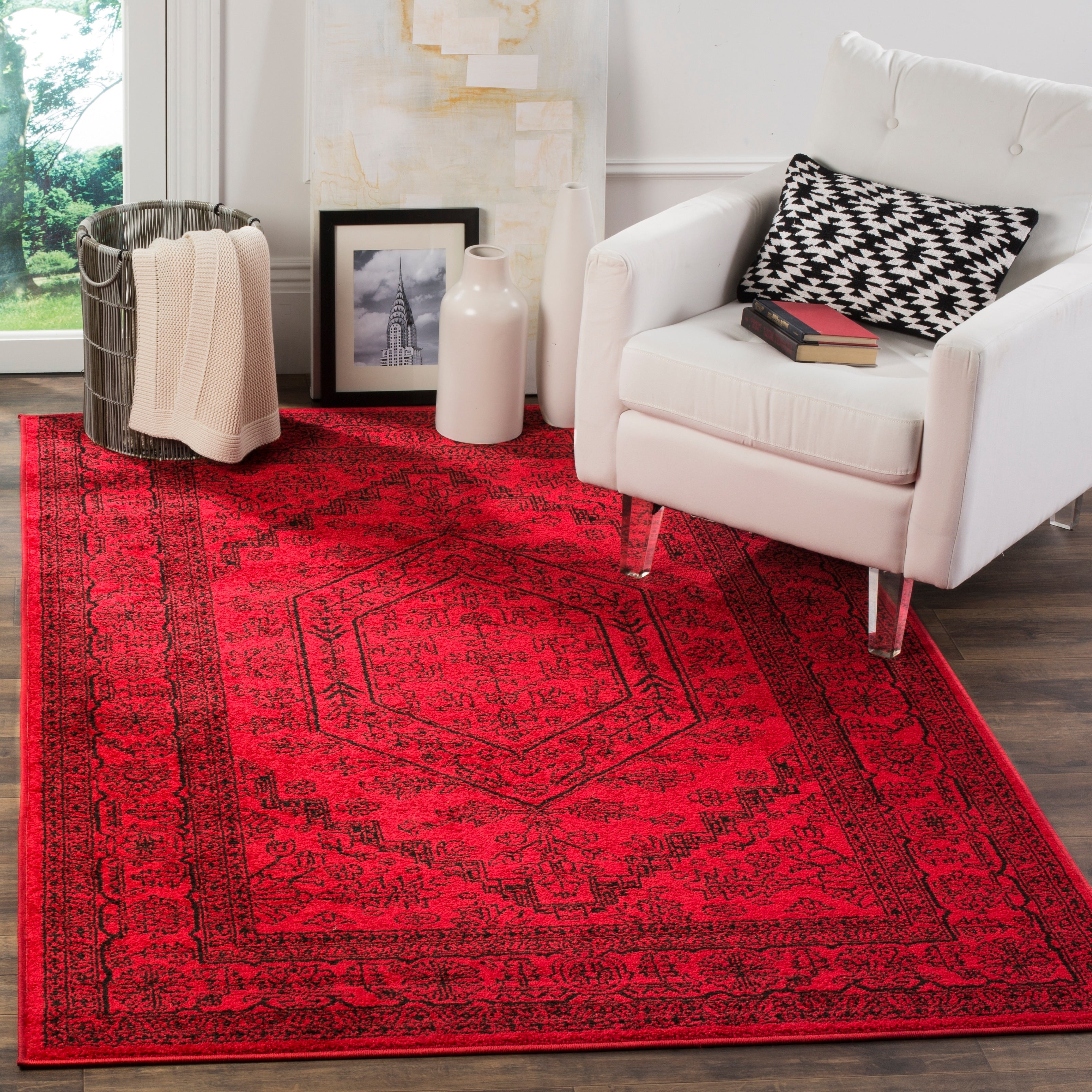 Tapis médaillon oriental rustique Adirondack Sian de SAFAVIEH