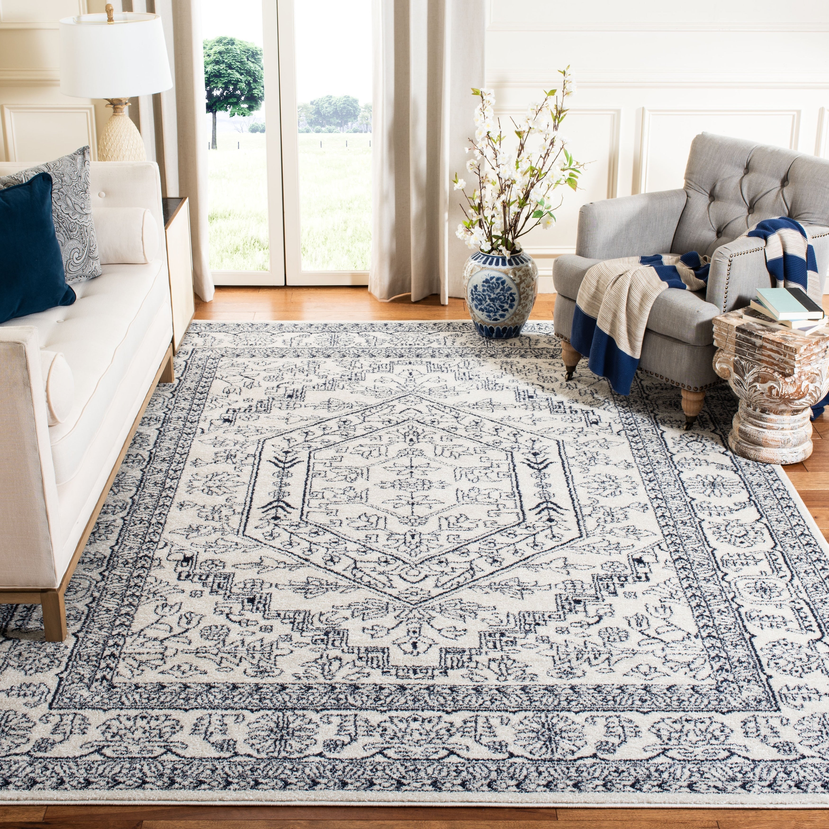 Tapis médaillon oriental rustique Adirondack Sian de SAFAVIEH