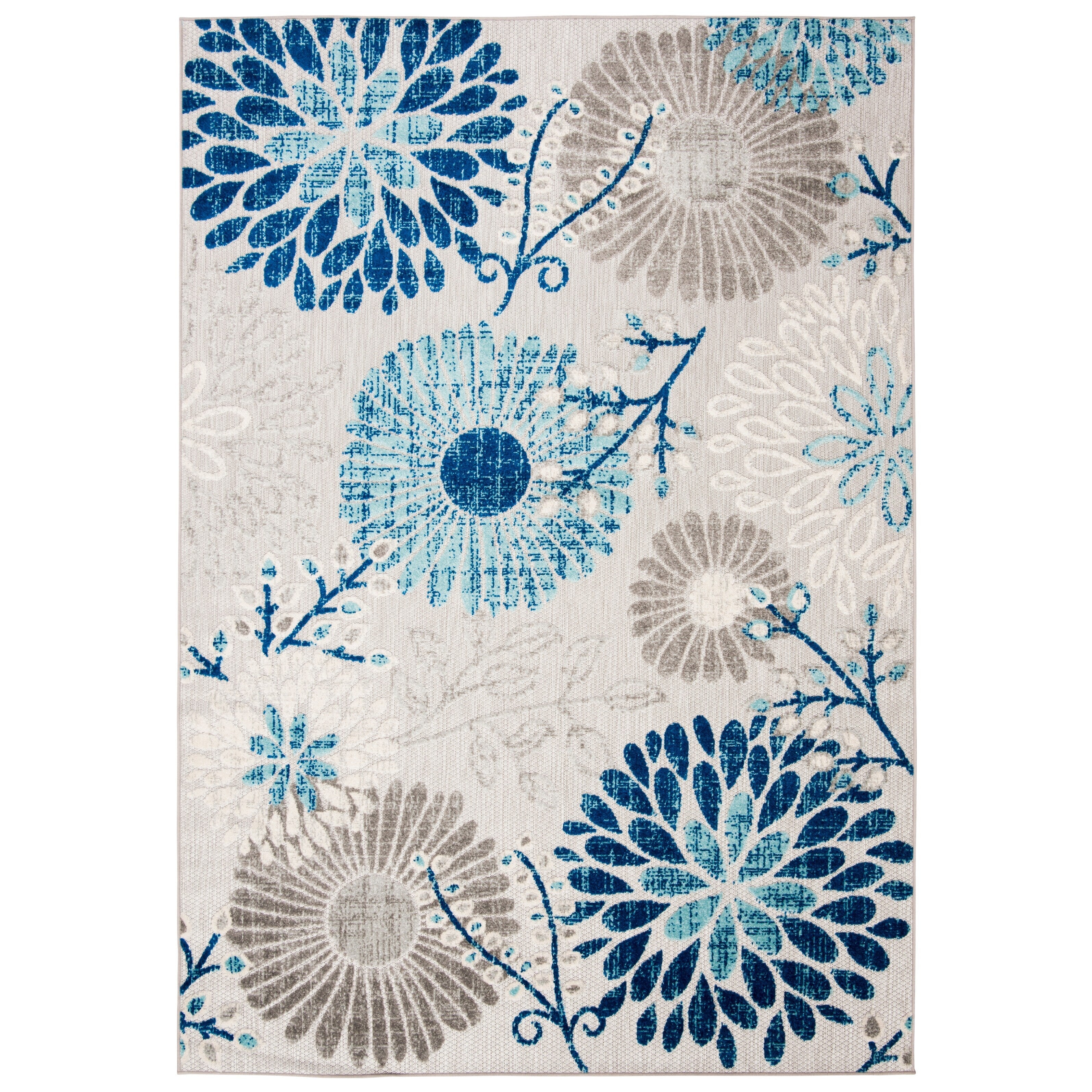 SAFAVIEH Tapis floral de patio imperméable intérieur/extérieur Cabana Hillechien