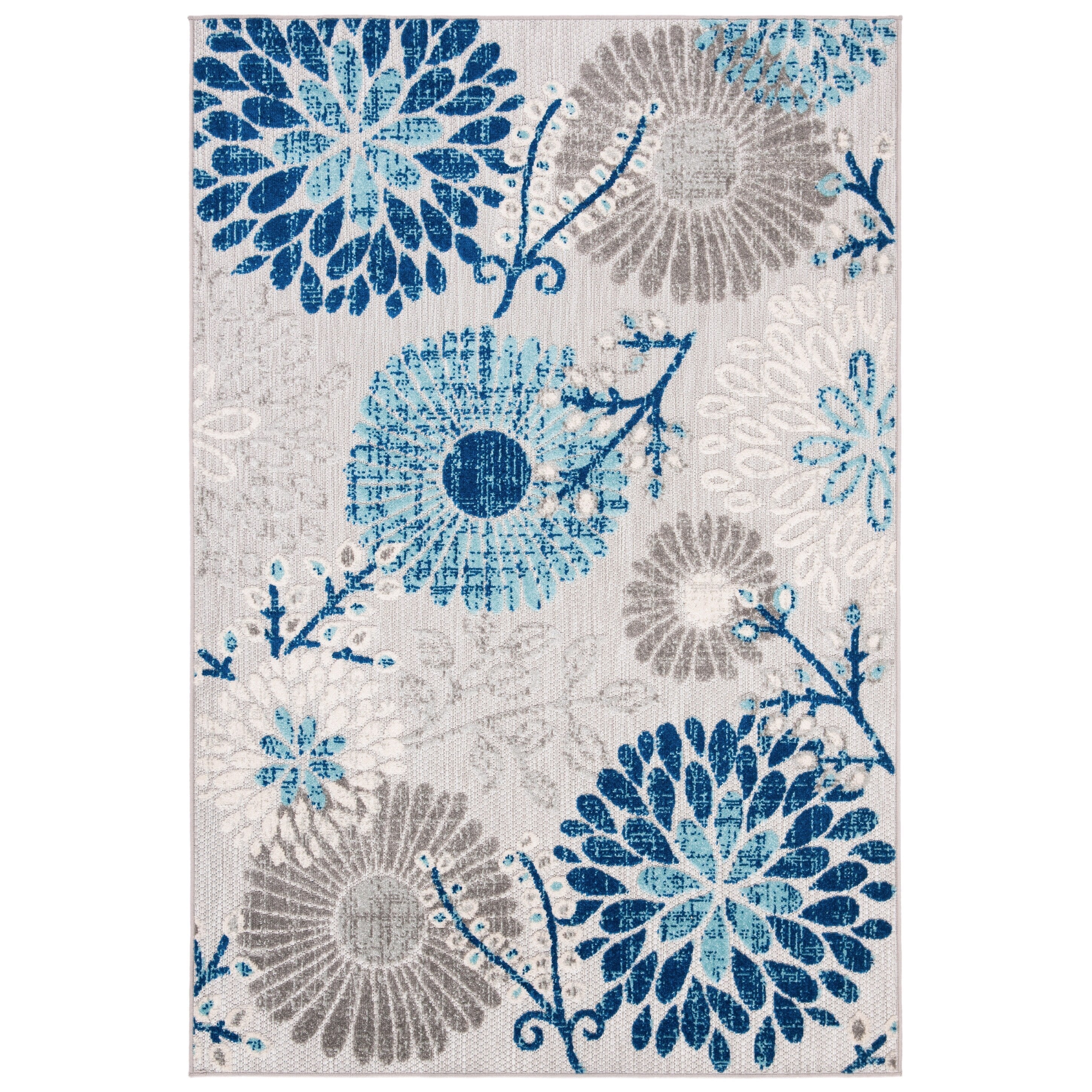 SAFAVIEH Tapis floral de patio imperméable intérieur/extérieur Cabana Hillechien