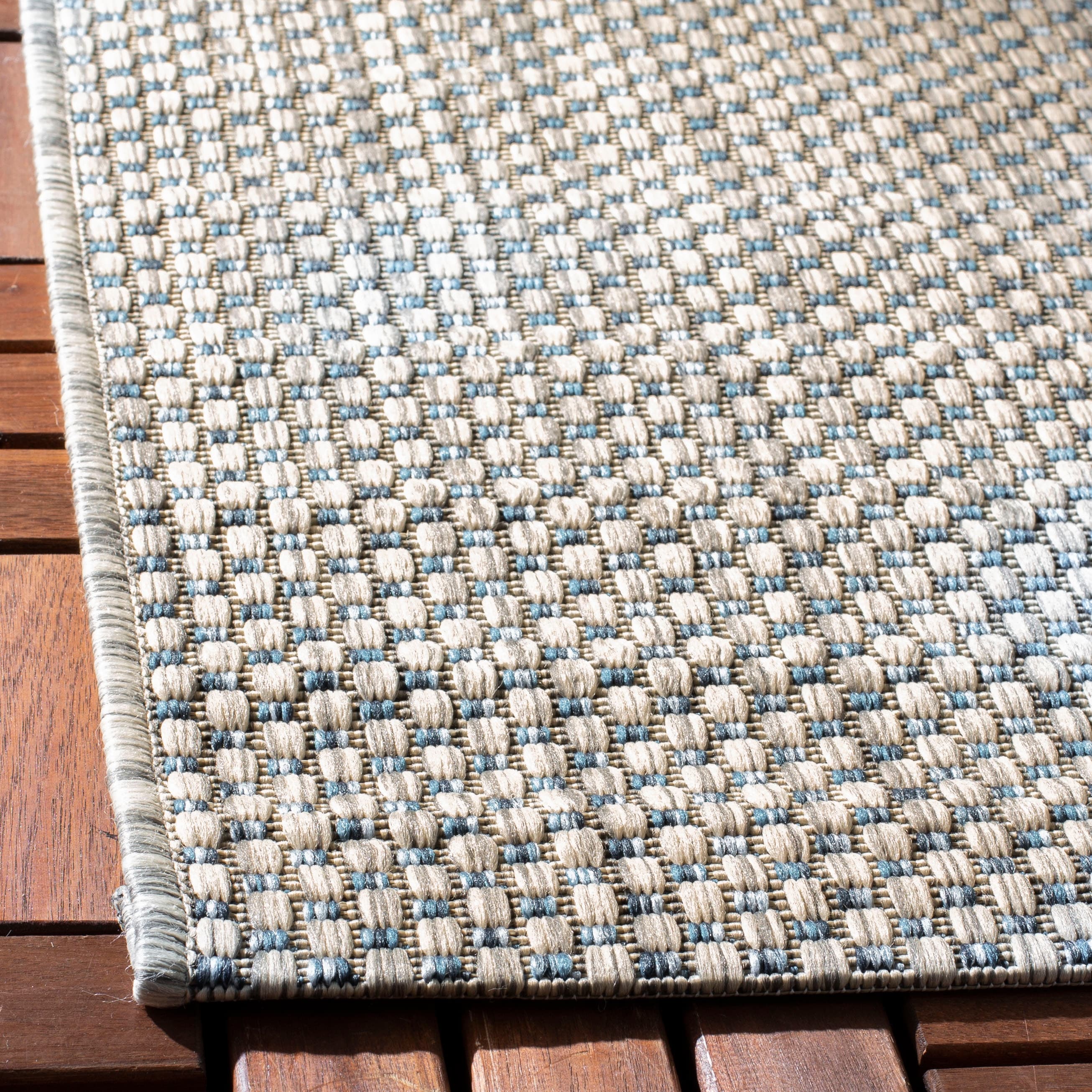 Tapis de jardin imperméable pour intérieur/extérieur SAFAVIEH Courtyard Begajeta.