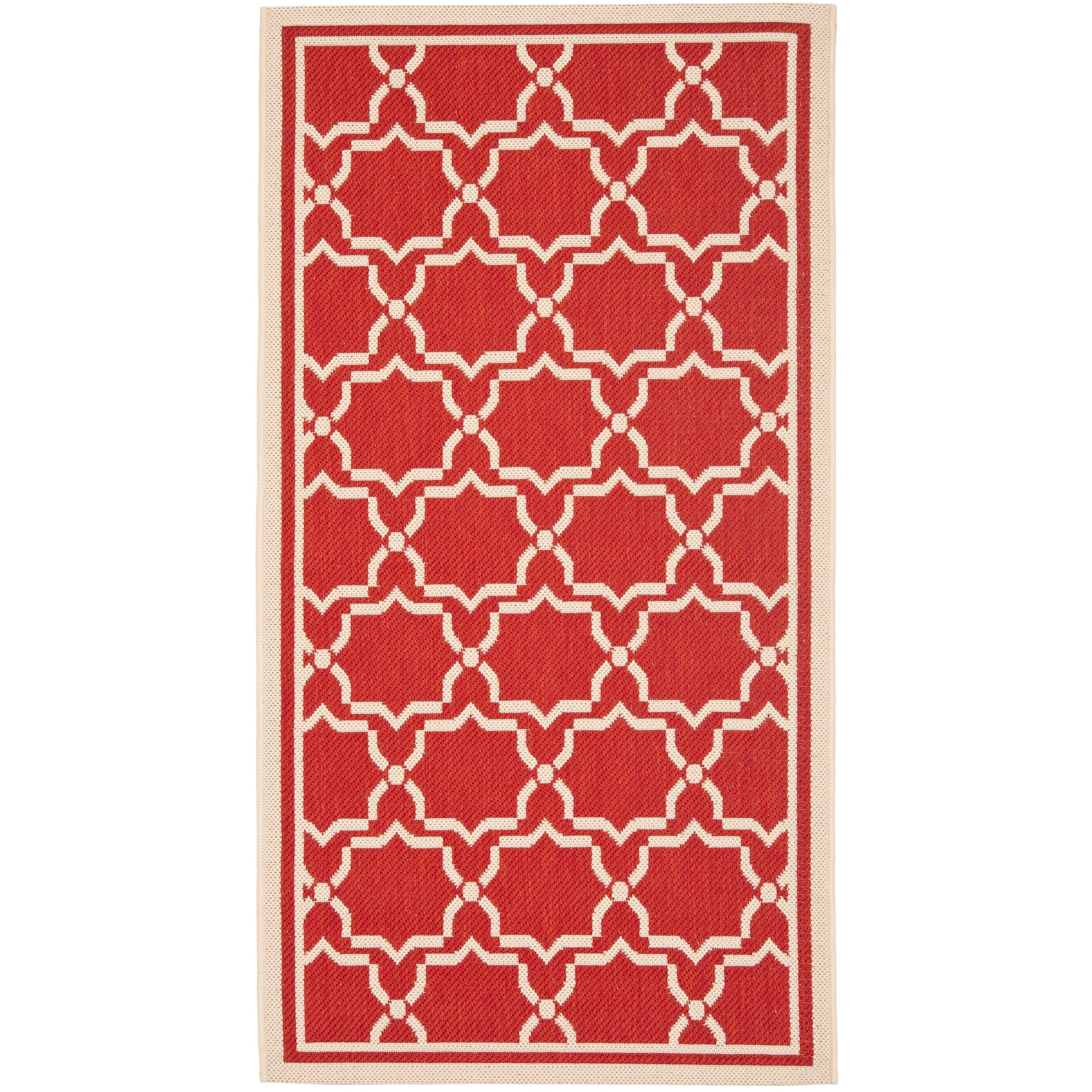 Tapis de jardin imperméable pour intérieur/extérieur SAFAVIEH Courtyard Gulsin