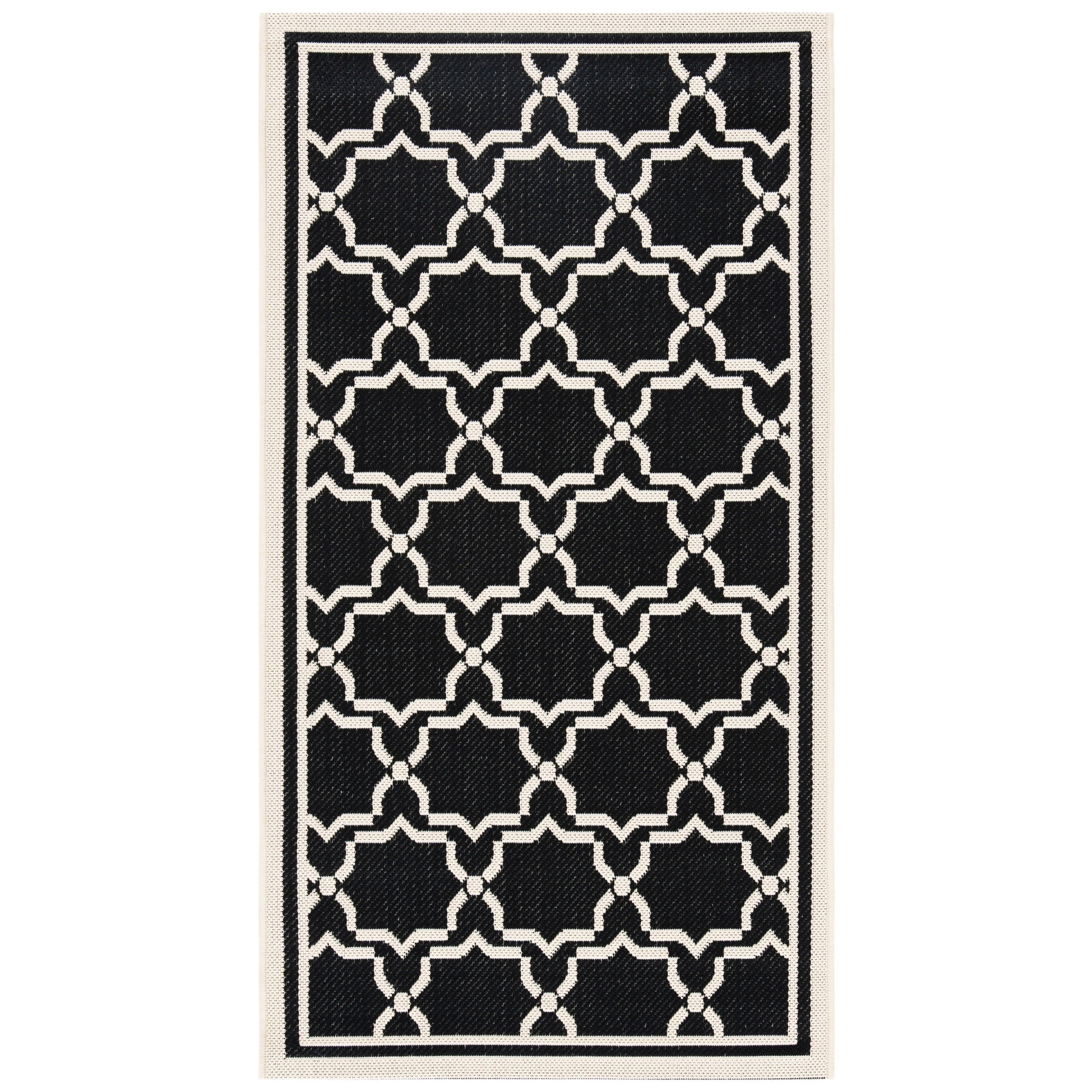 Tapis de jardin imperméable pour intérieur/extérieur SAFAVIEH Courtyard Gulsin