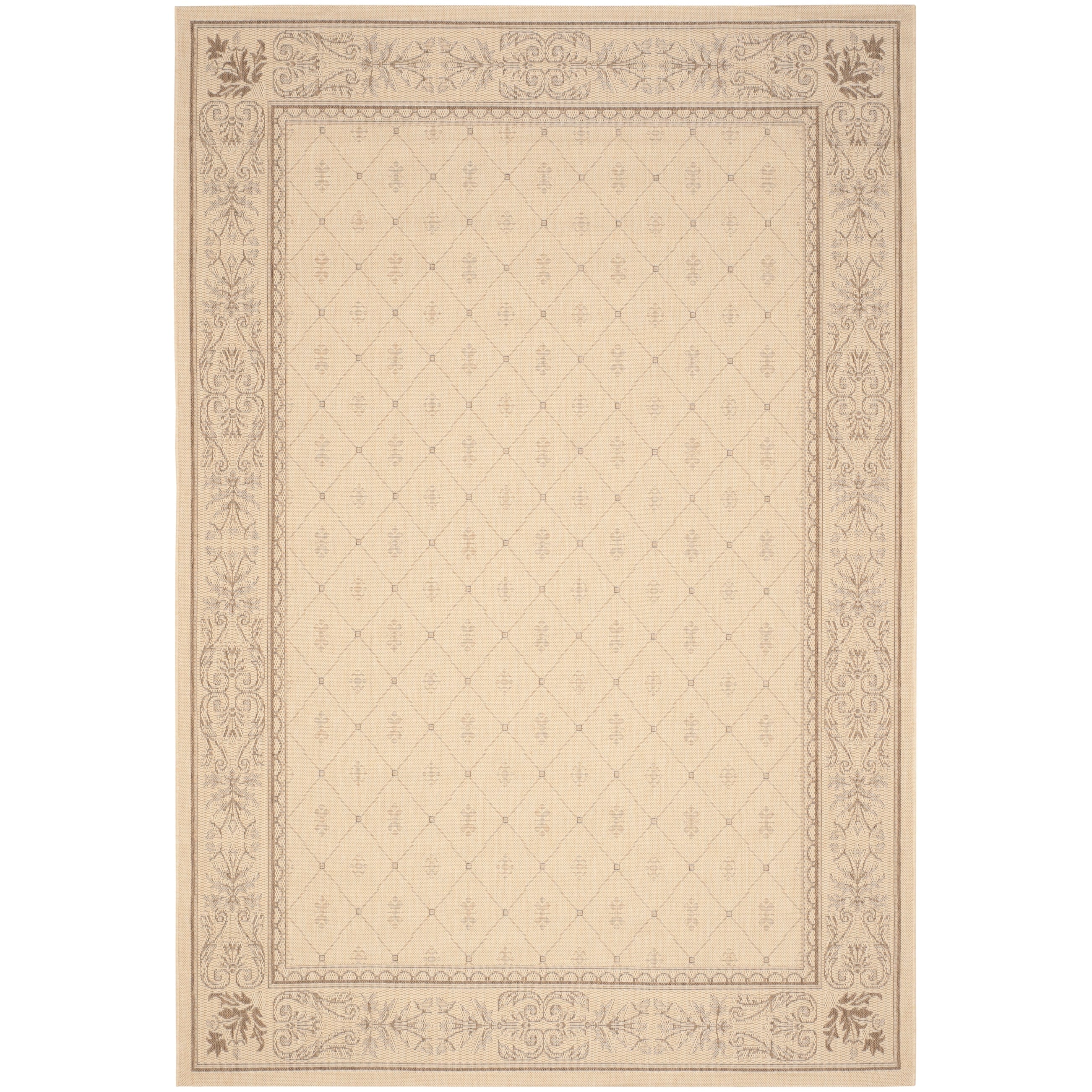 Tapis de jardin imperméable pour intérieur/extérieur SAFAVIEH Courtyard Hendrina