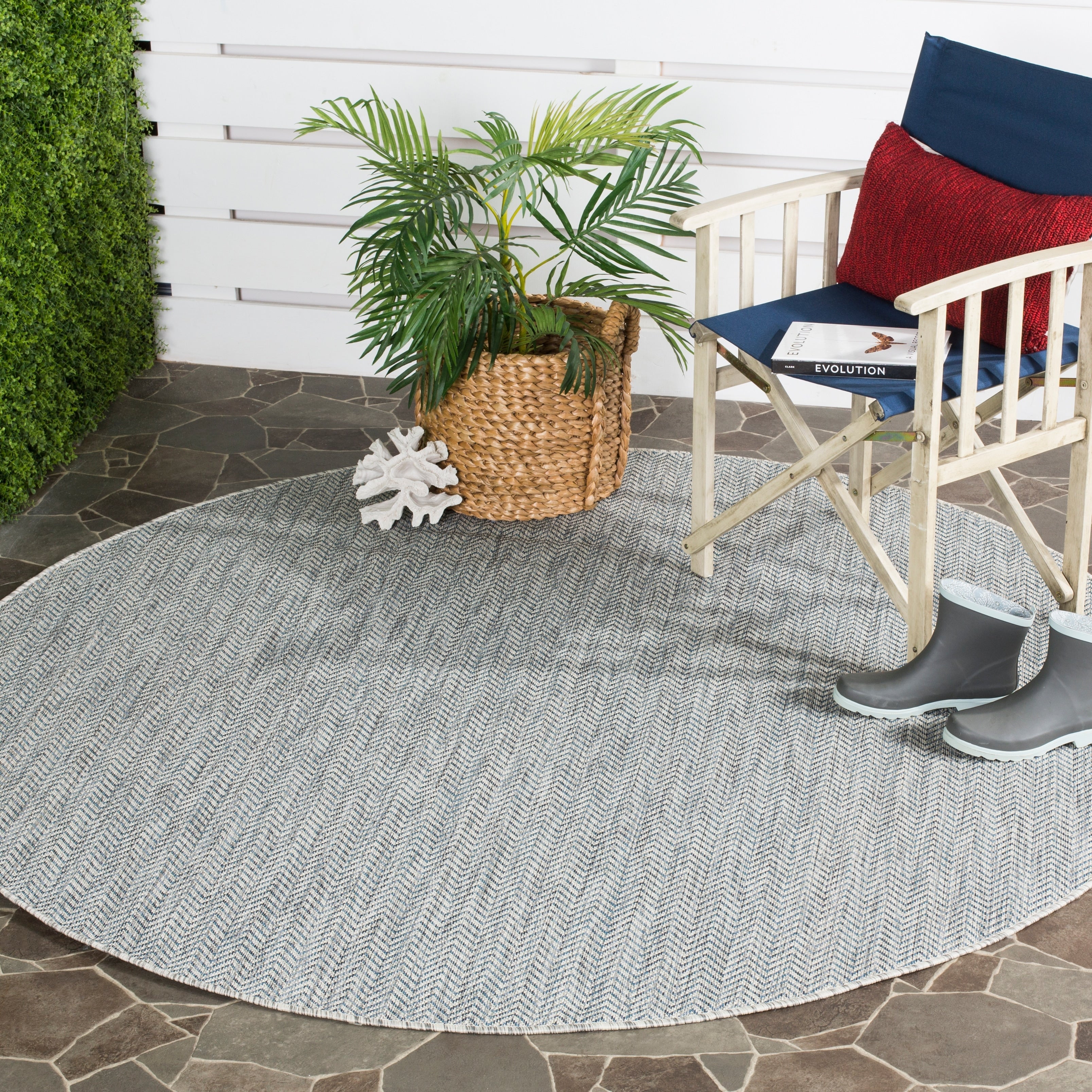 Tapis de jardin imperméable pour intérieur/extérieur SAFAVIEH Courtyard Ilmur