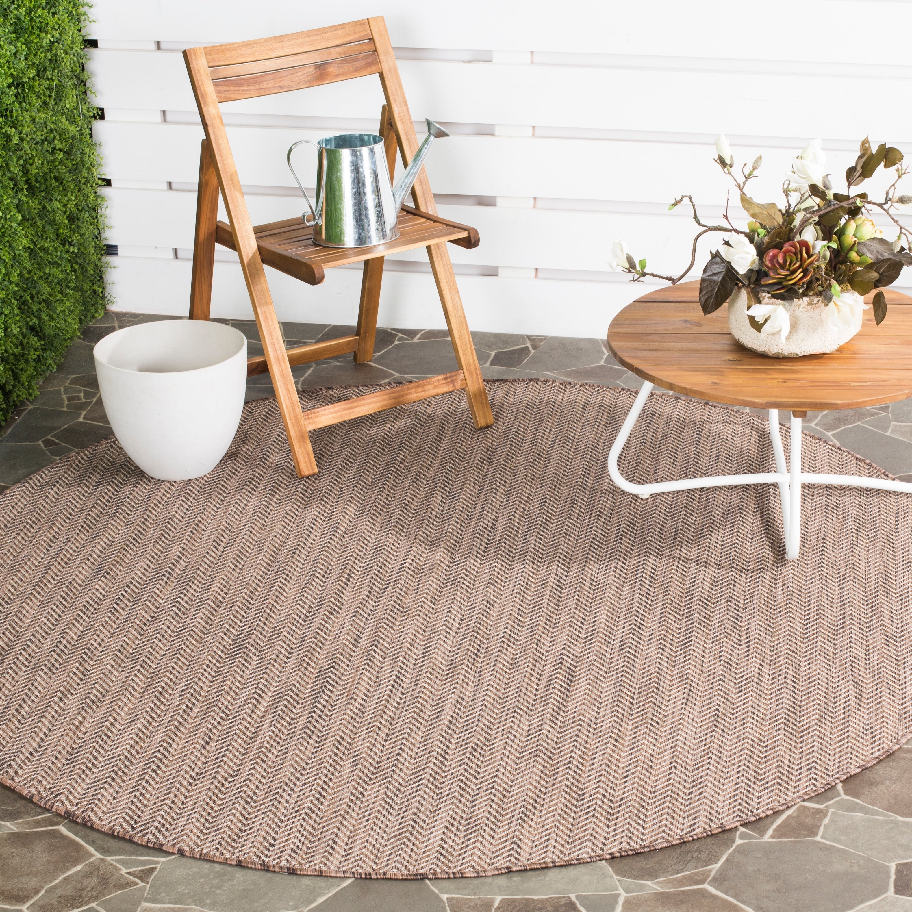 Tapis de jardin imperméable pour intérieur/extérieur SAFAVIEH Courtyard Ilmur