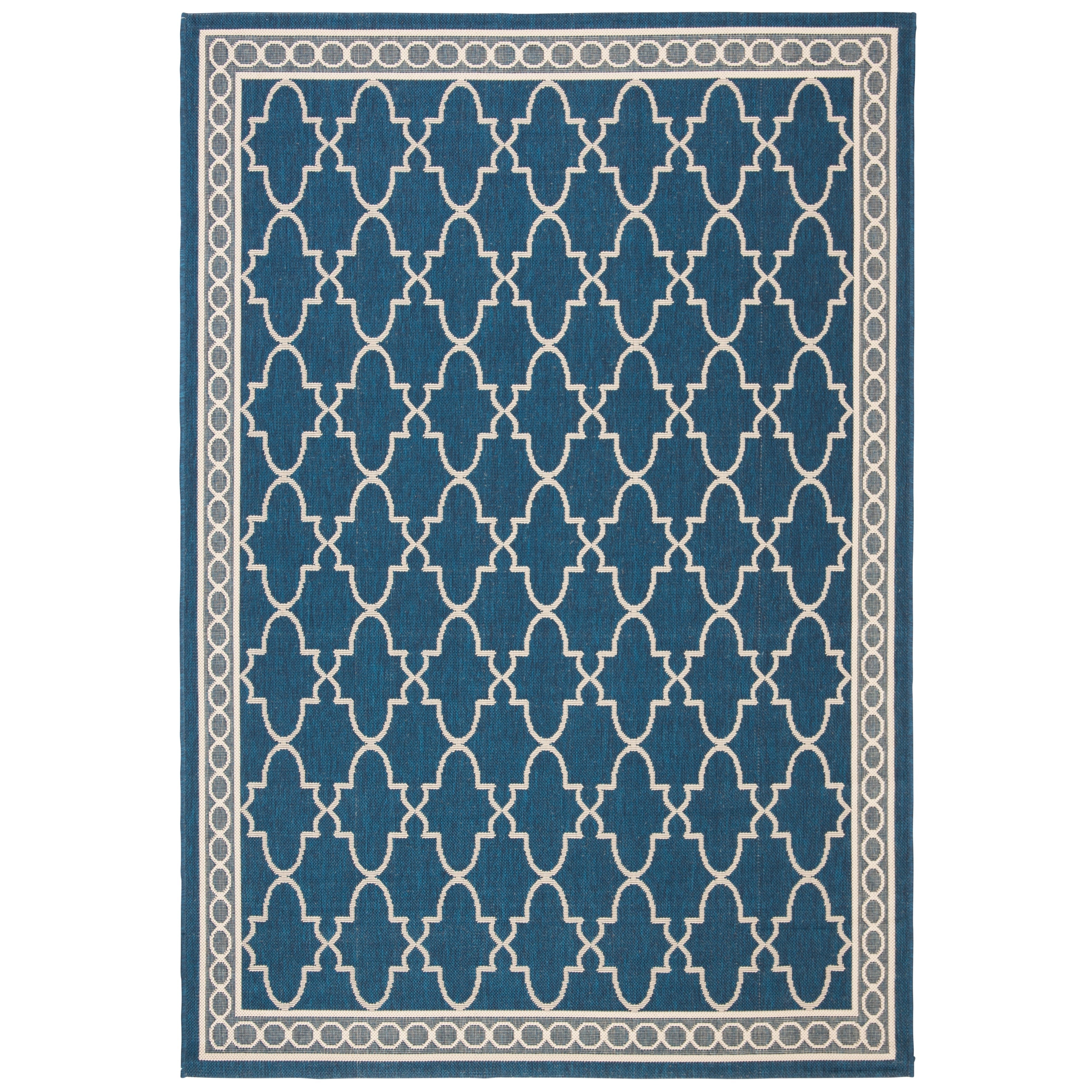 Tapis de jardin imperméable pour intérieur/extérieur SAFAVIEH Courtyard Janell Treillis