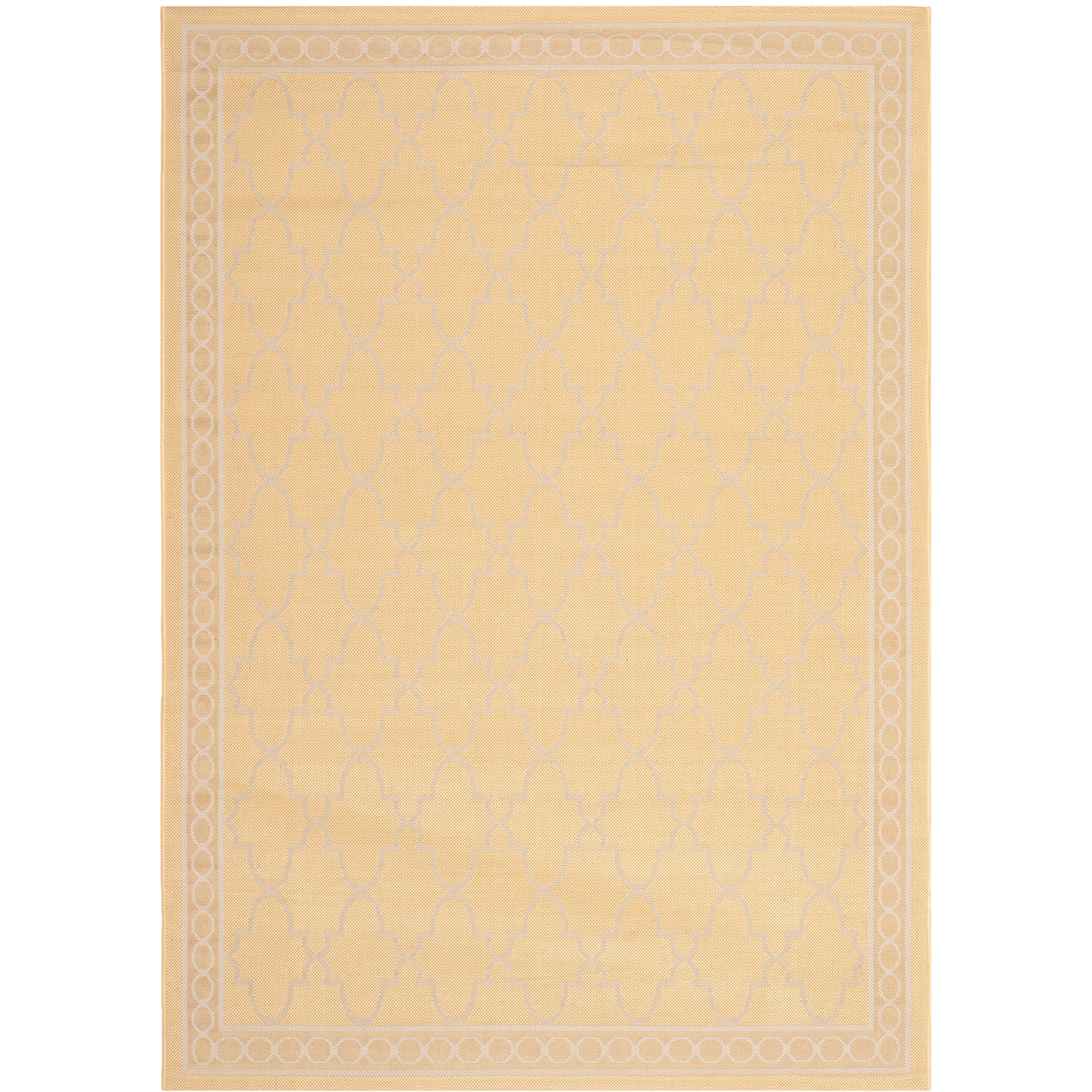 Tapis de jardin imperméable pour intérieur/extérieur SAFAVIEH Courtyard Janell Treillis