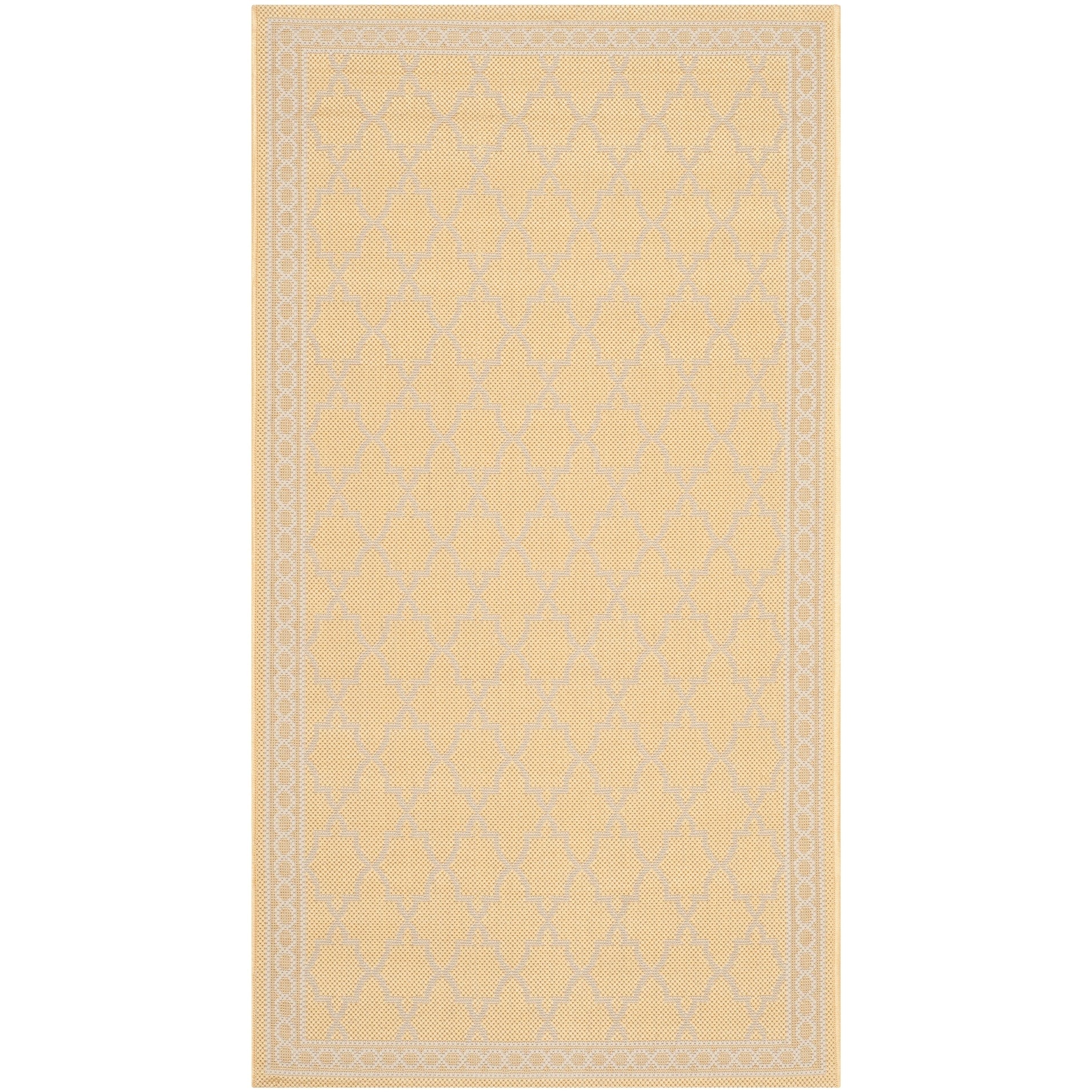 Tapis de jardin imperméable pour intérieur/extérieur SAFAVIEH Courtyard Janell Treillis
