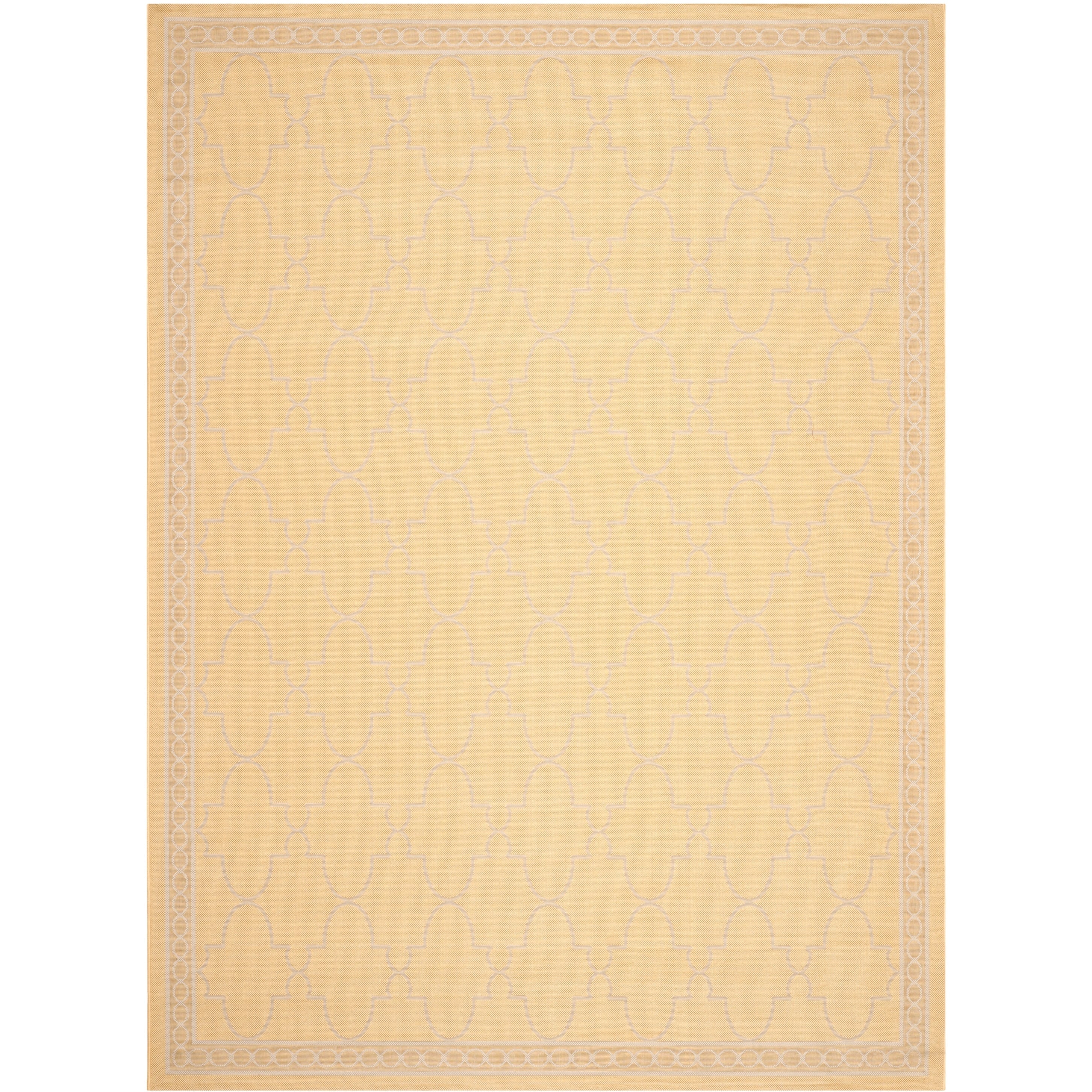 Tapis de jardin imperméable pour intérieur/extérieur SAFAVIEH Courtyard Janell Treillis