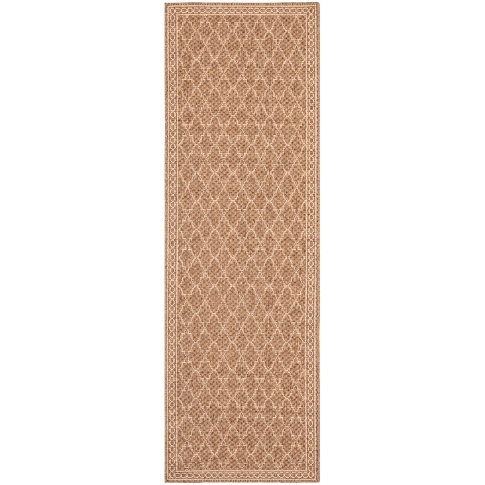 Tapis de jardin imperméable pour intérieur/extérieur SAFAVIEH Courtyard Janell Treillis