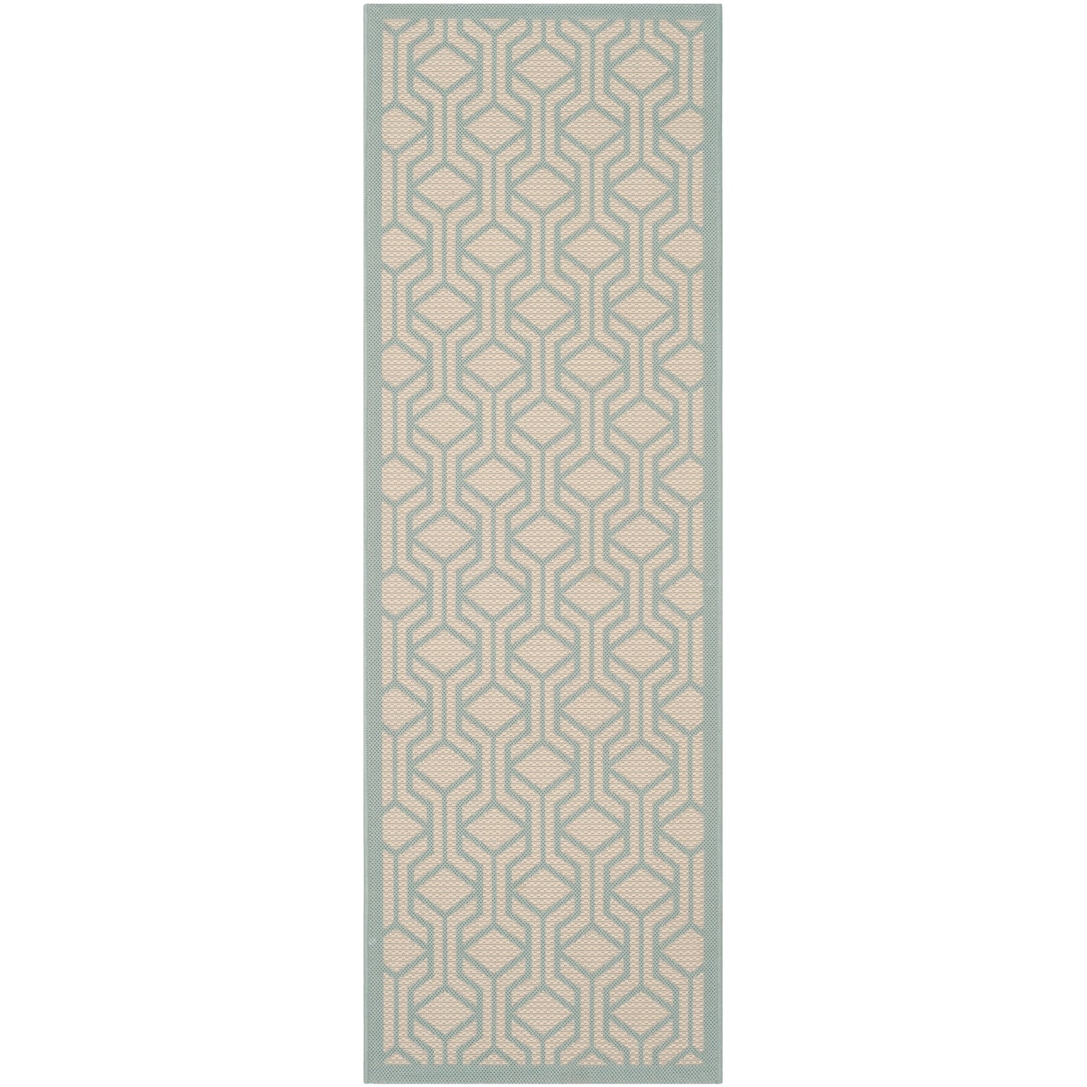 Tapis de jardin imperméable pour intérieur/extérieur SAFAVIEH Courtyard Jeanine