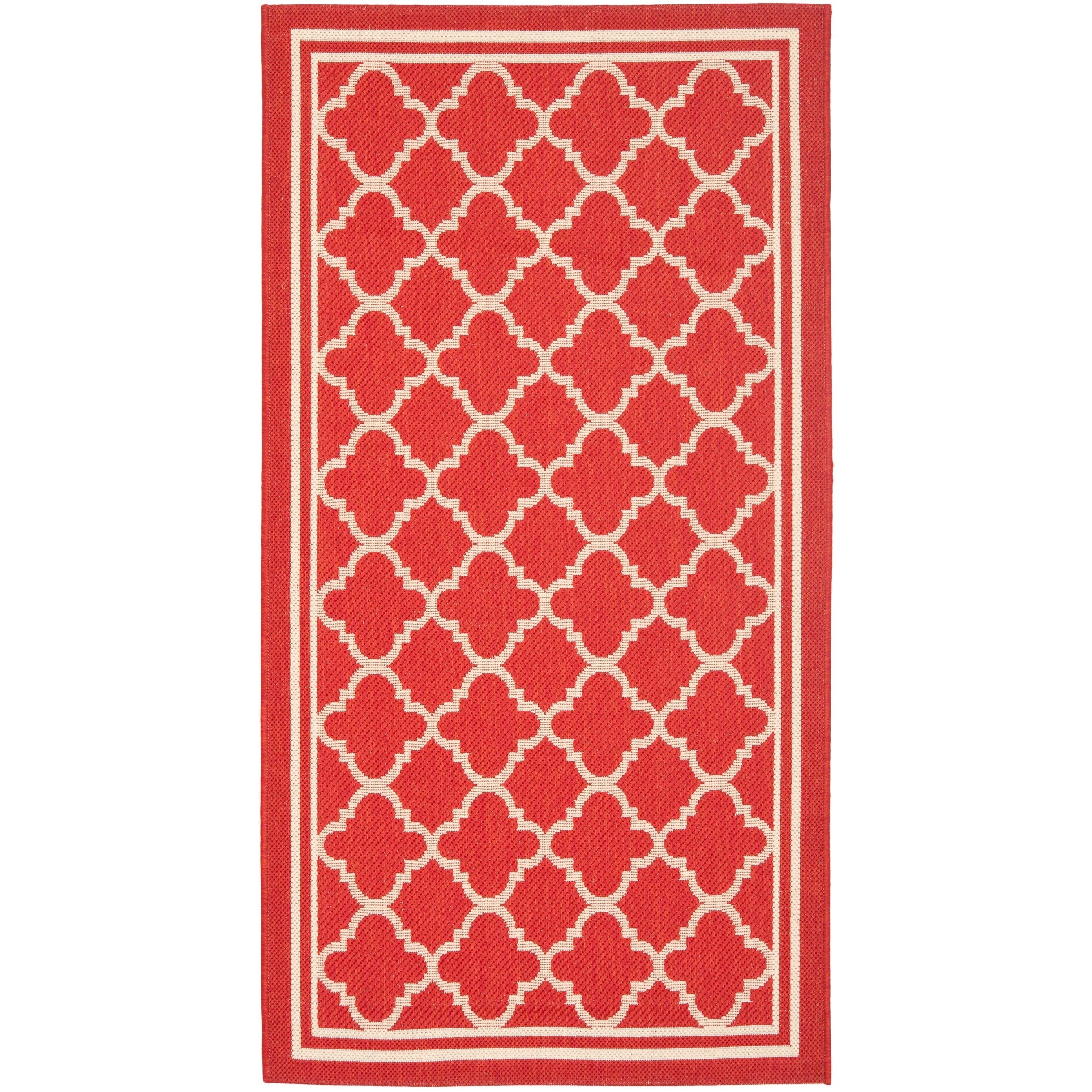 Tapis de jardin imperméable d'intérieur/extérieur SAFAVIEH Courtyard Kristelle