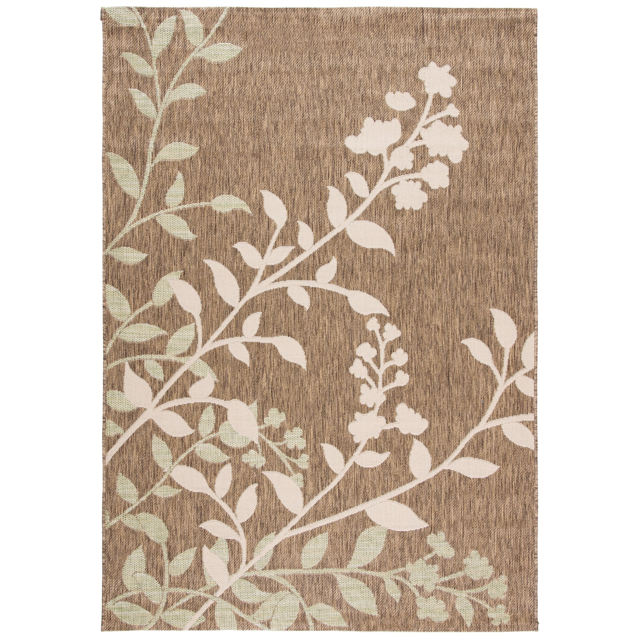 Tapis de jardin imperméable d'intérieur/extérieur SAFAVIEH Courtyard Luann Botanical