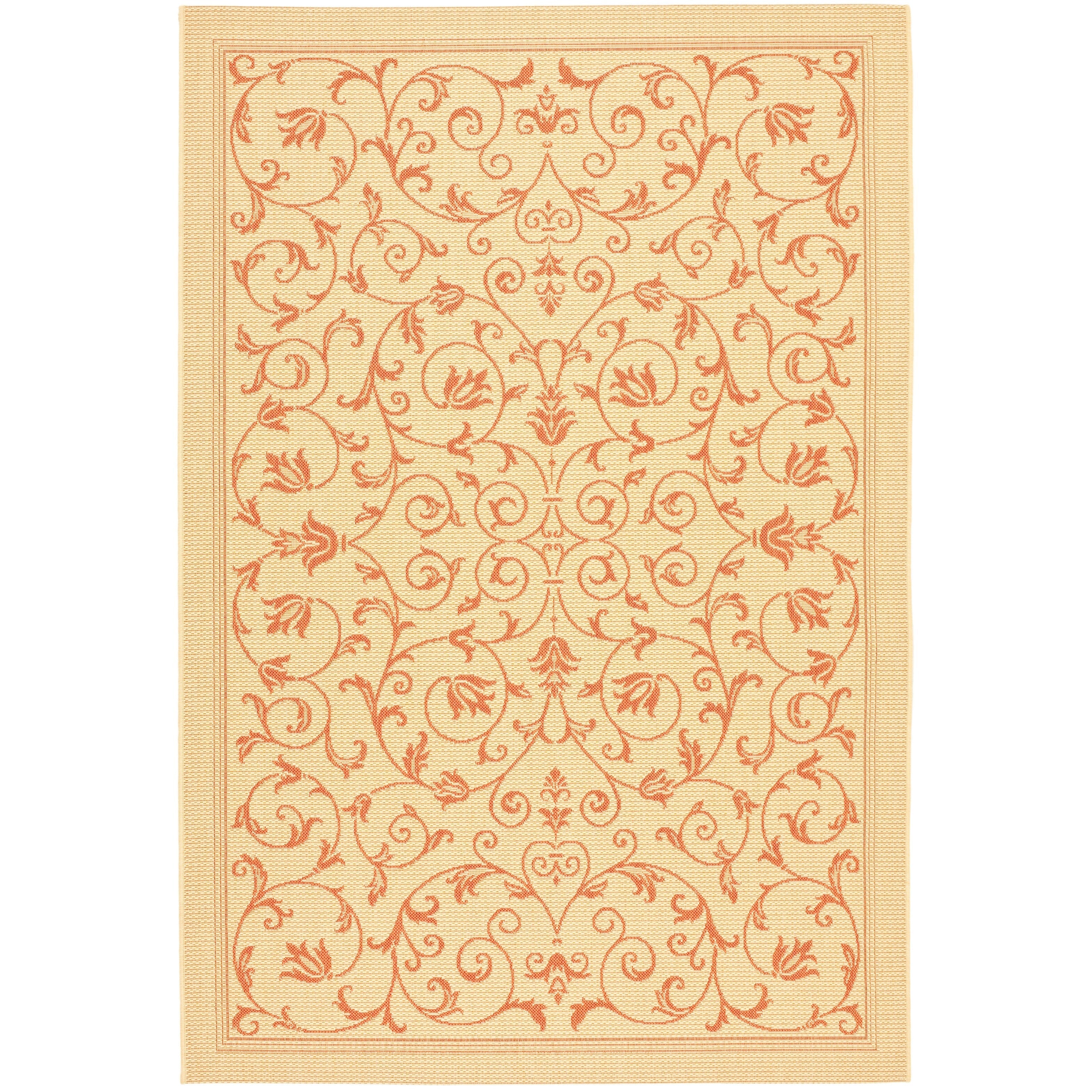 Tapis de jardin imperméable d'intérieur/extérieur SAFAVIEH Courtyard Miljeta