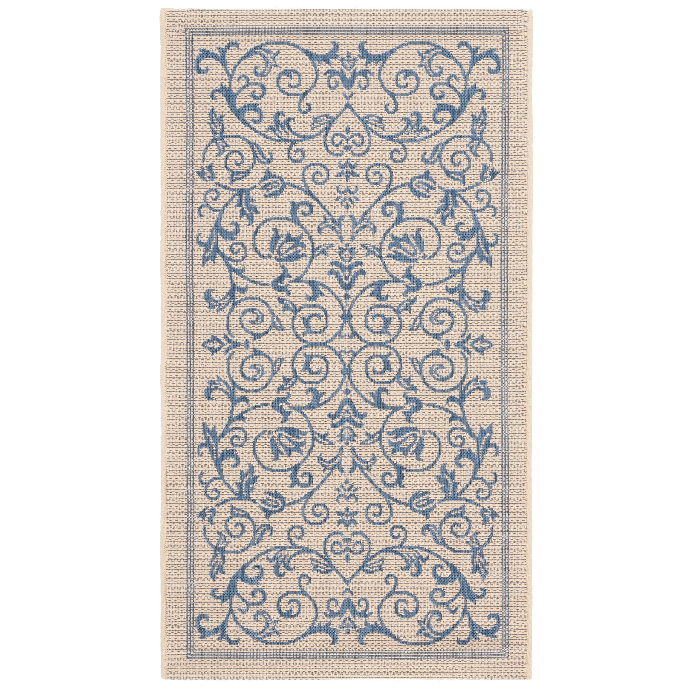 Tapis de jardin imperméable d'intérieur/extérieur SAFAVIEH Courtyard Miljeta