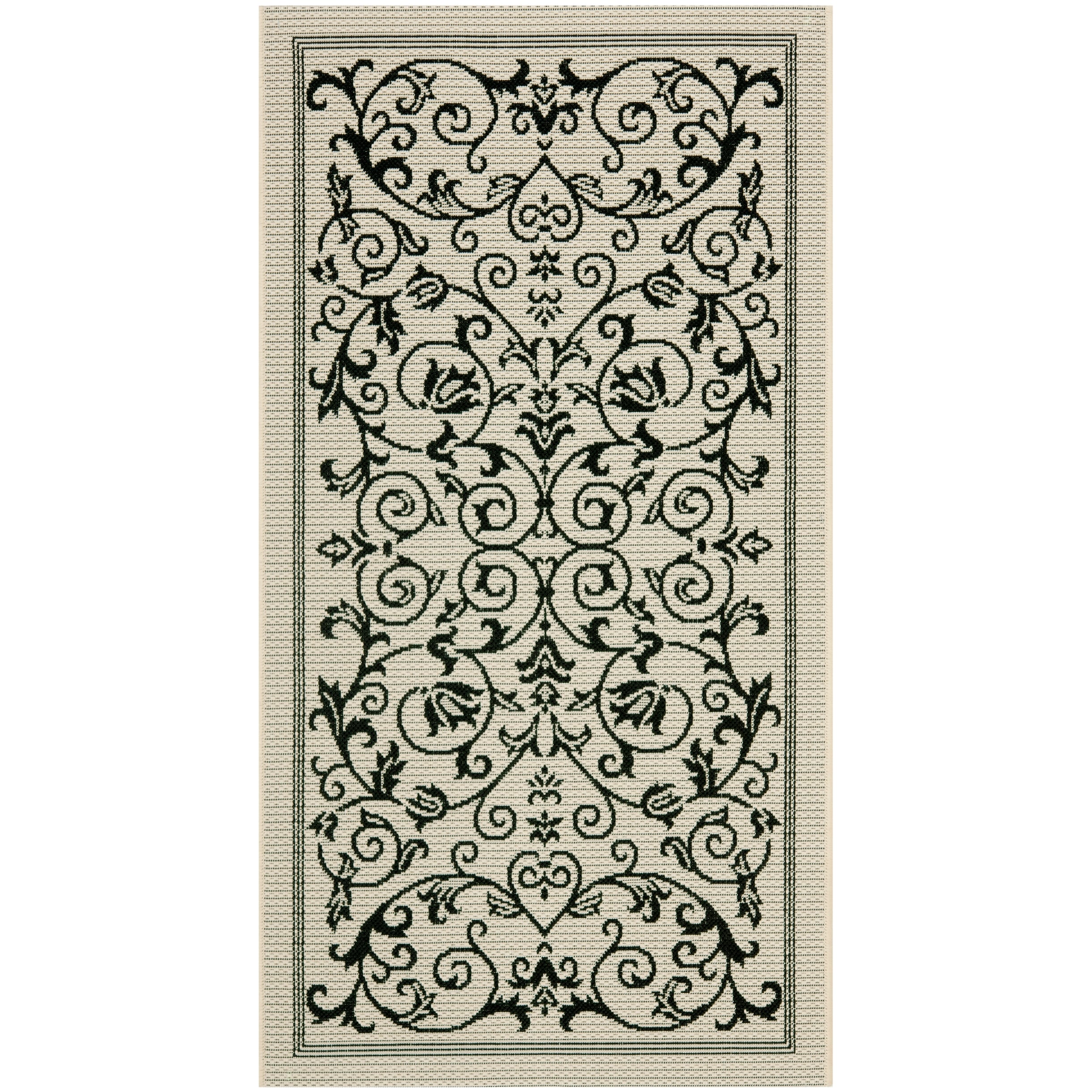 Tapis de jardin imperméable d'intérieur/extérieur SAFAVIEH Courtyard Miljeta