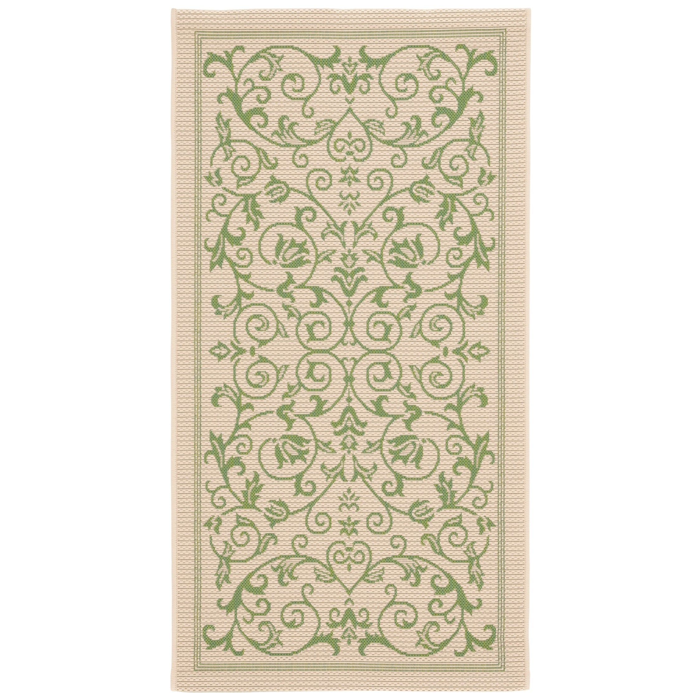 Tapis de jardin imperméable d'intérieur/extérieur SAFAVIEH Courtyard Miljeta
