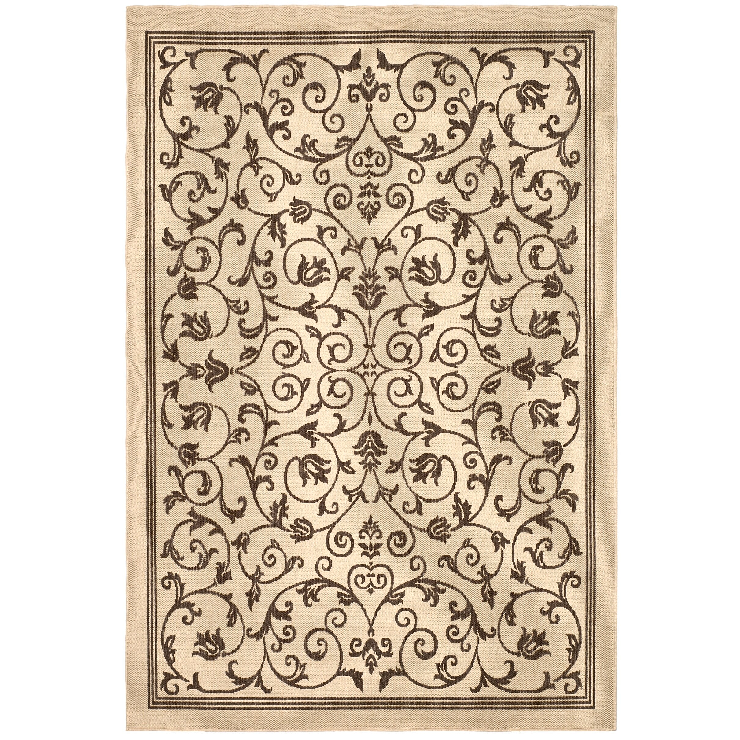 Tapis de jardin imperméable d'intérieur/extérieur SAFAVIEH Courtyard Miljeta