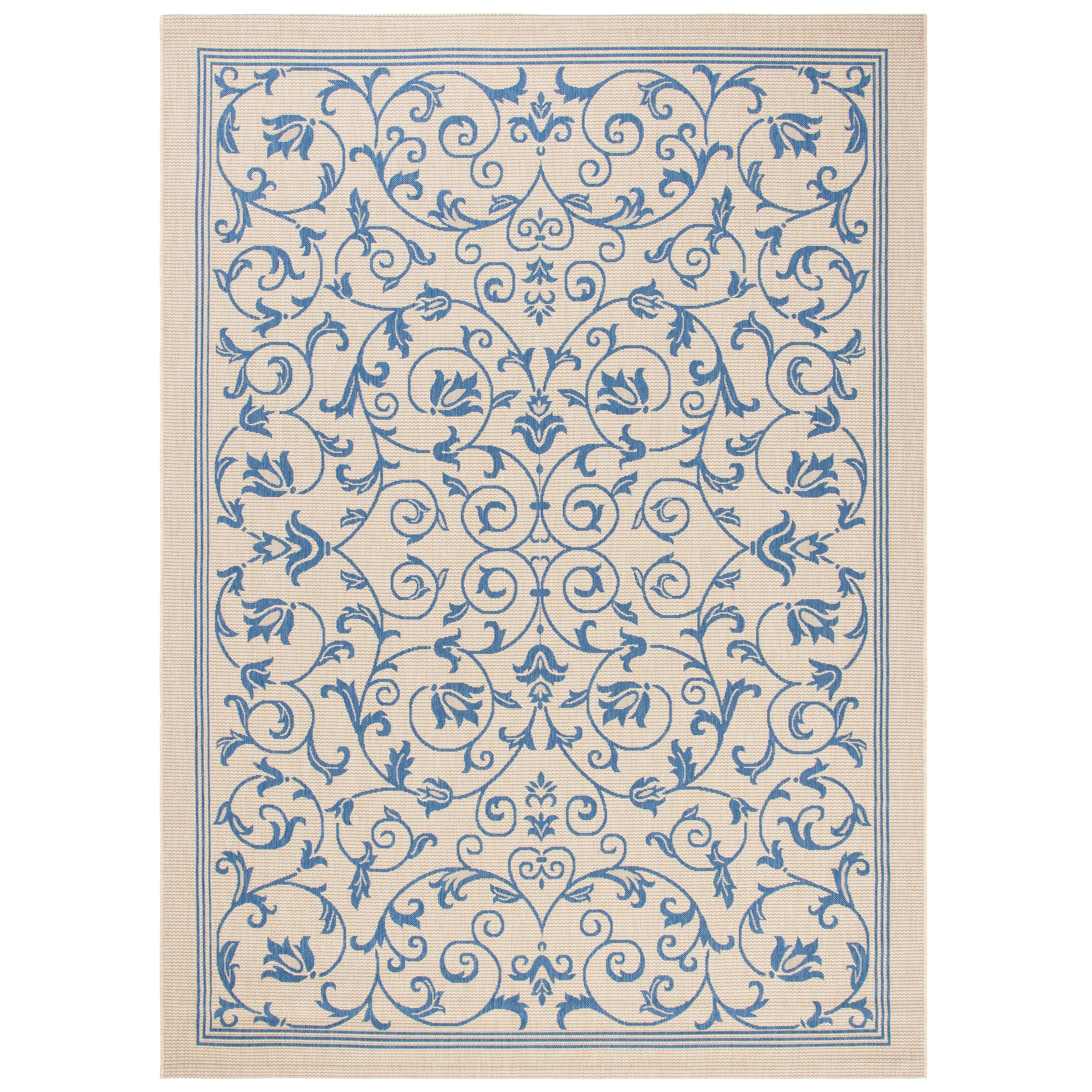 Tapis de jardin imperméable d'intérieur/extérieur SAFAVIEH Courtyard Miljeta