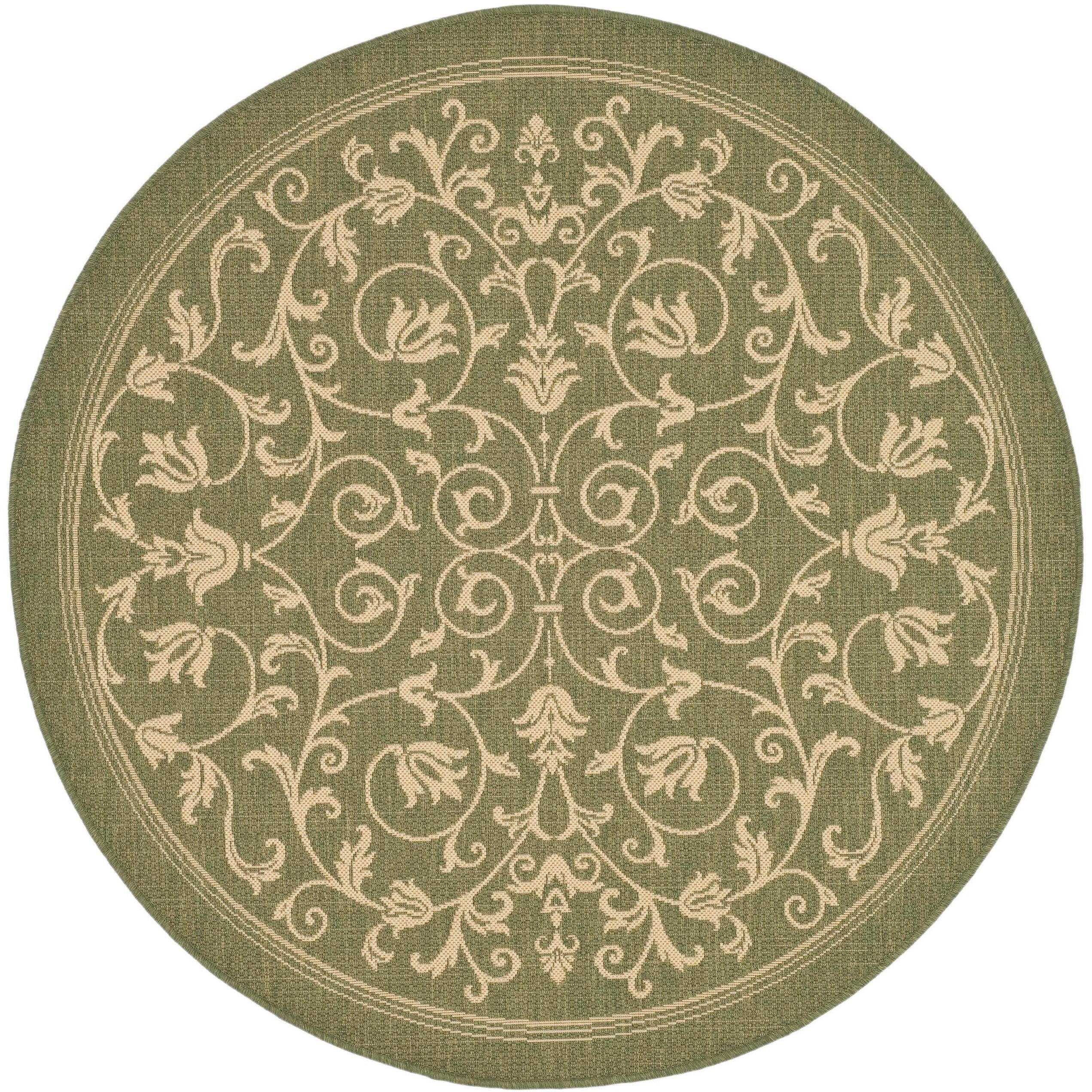 Tapis de jardin imperméable d'intérieur/extérieur SAFAVIEH Courtyard Miljeta