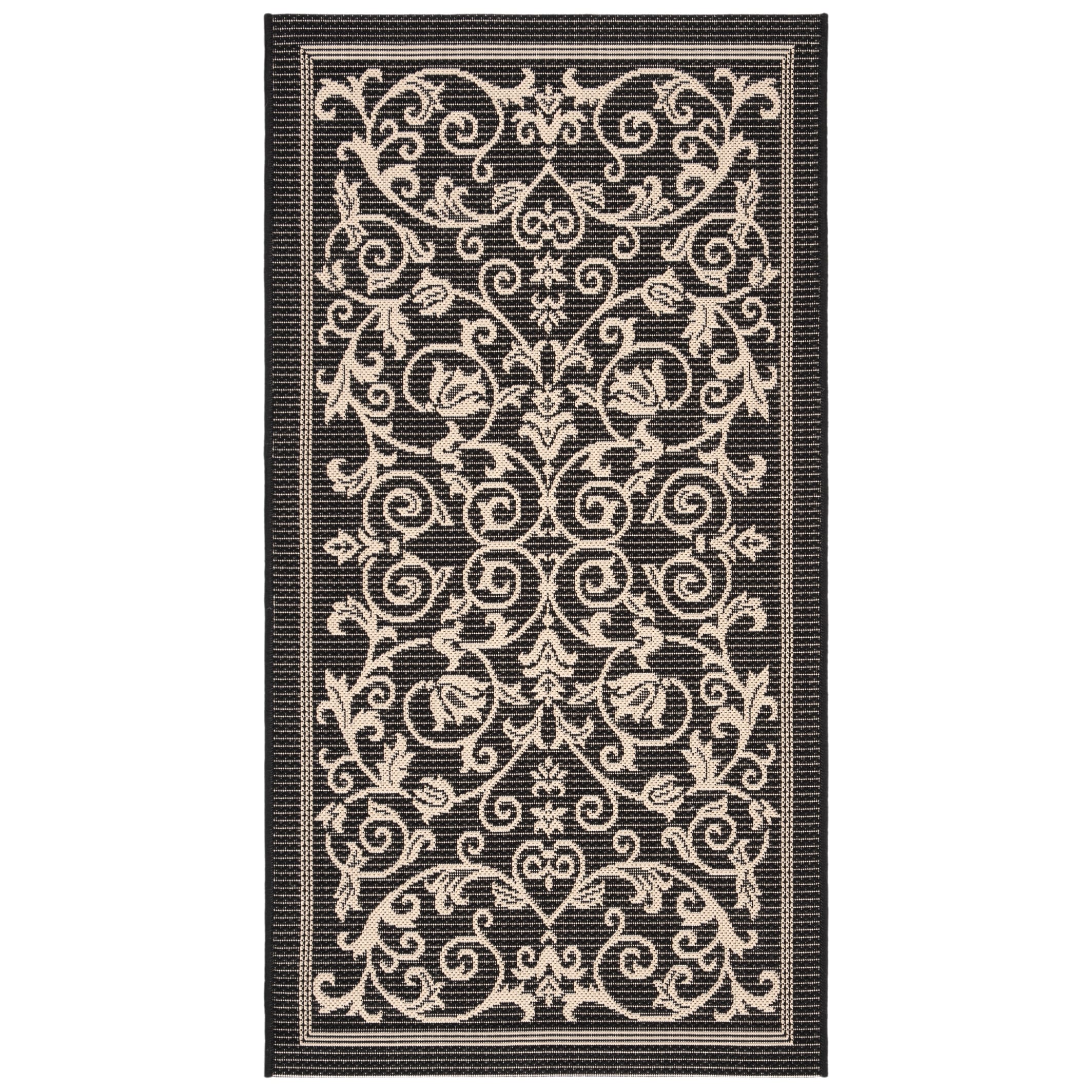 Tapis de jardin imperméable d'intérieur/extérieur SAFAVIEH Courtyard Miljeta