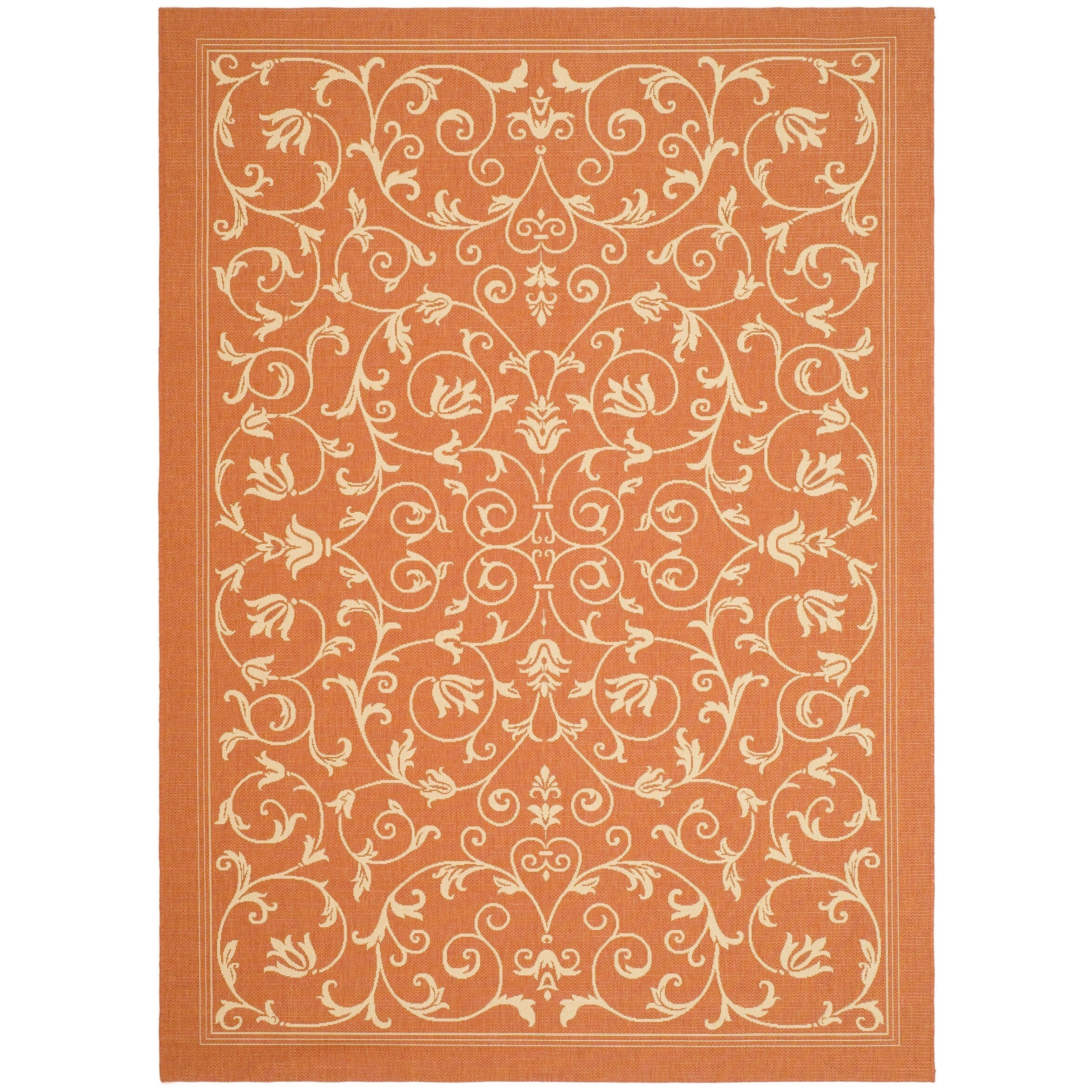 Tapis de jardin imperméable d'intérieur/extérieur SAFAVIEH Courtyard Miljeta