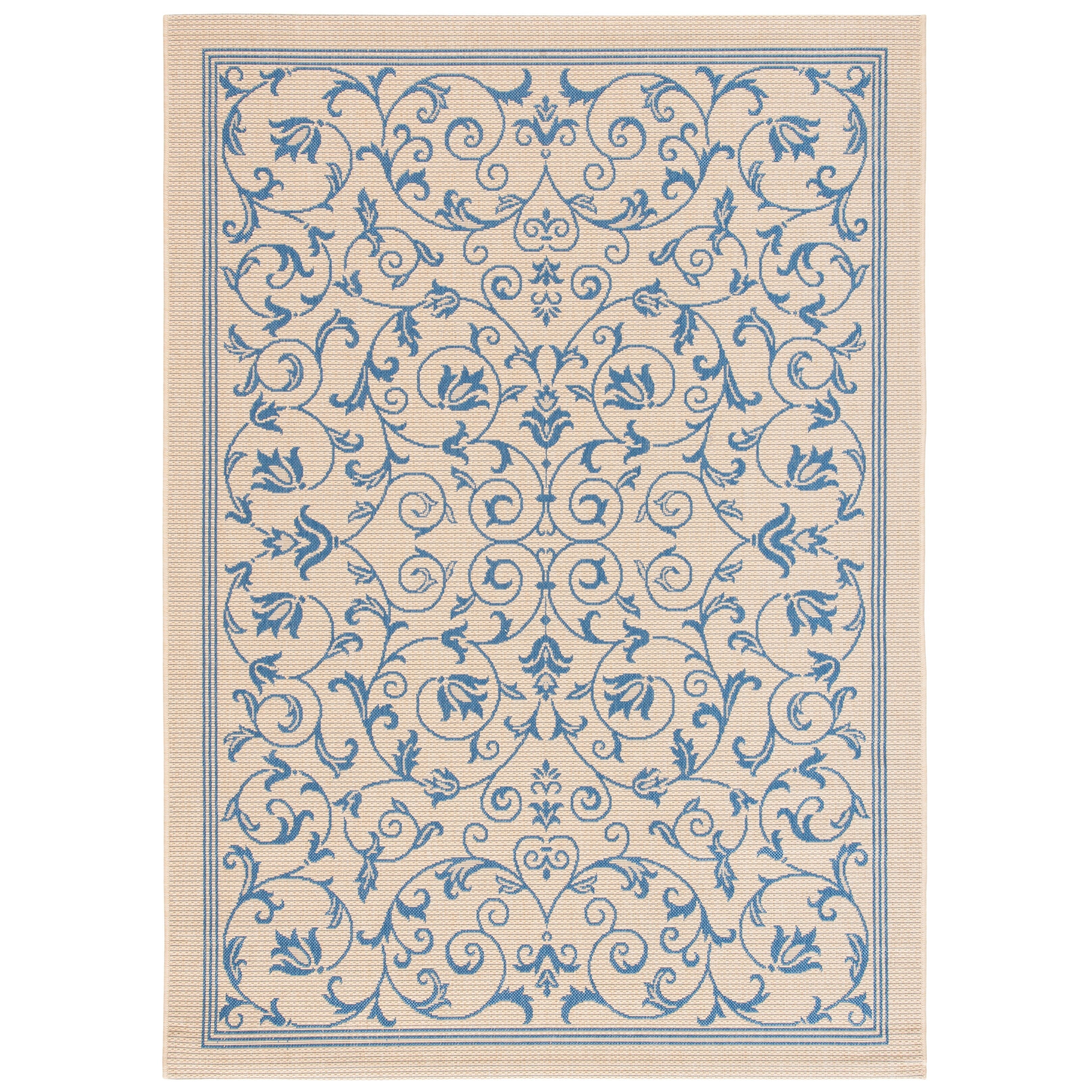 Tapis de jardin imperméable d'intérieur/extérieur SAFAVIEH Courtyard Miljeta