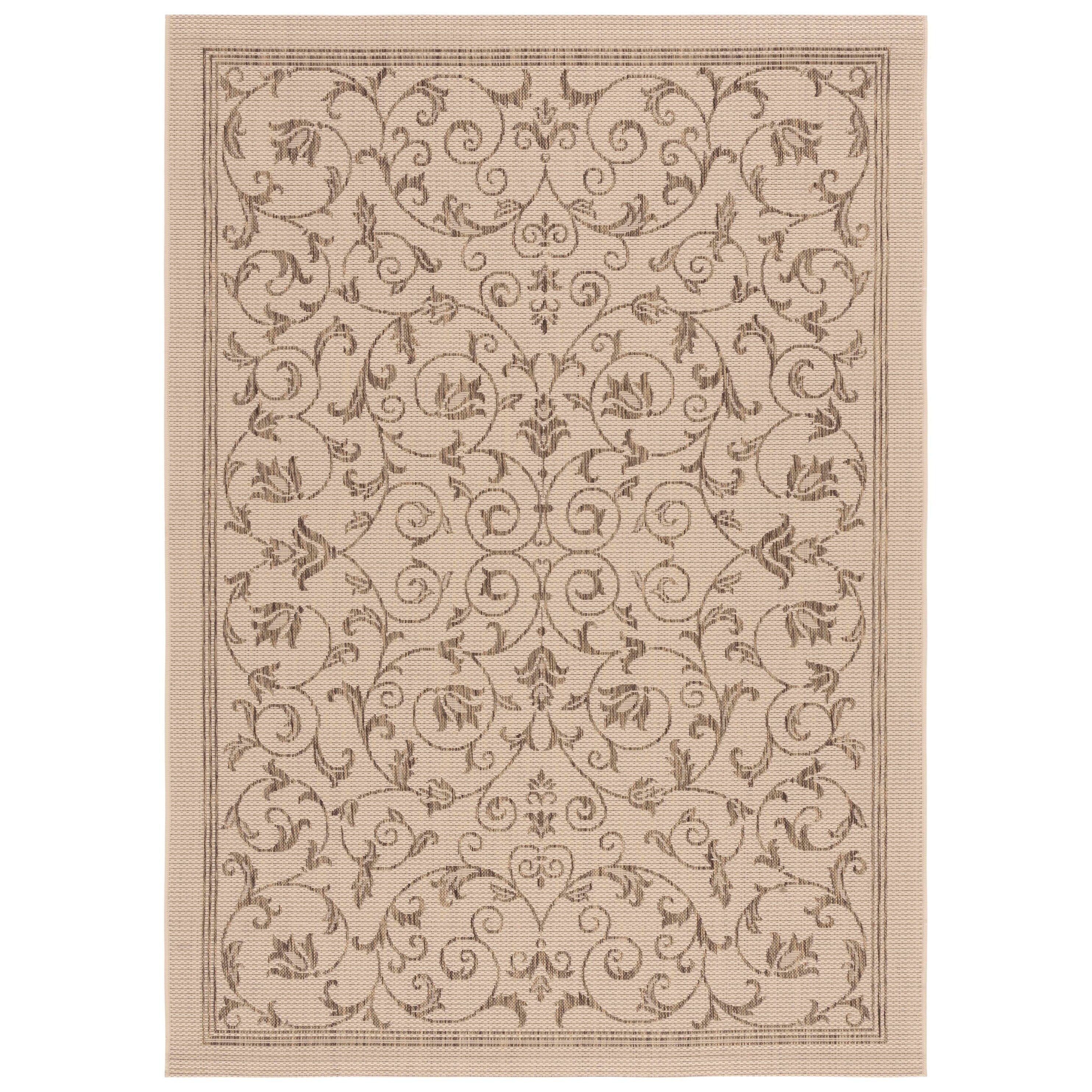 Tapis de jardin imperméable d'intérieur/extérieur SAFAVIEH Courtyard Miljeta