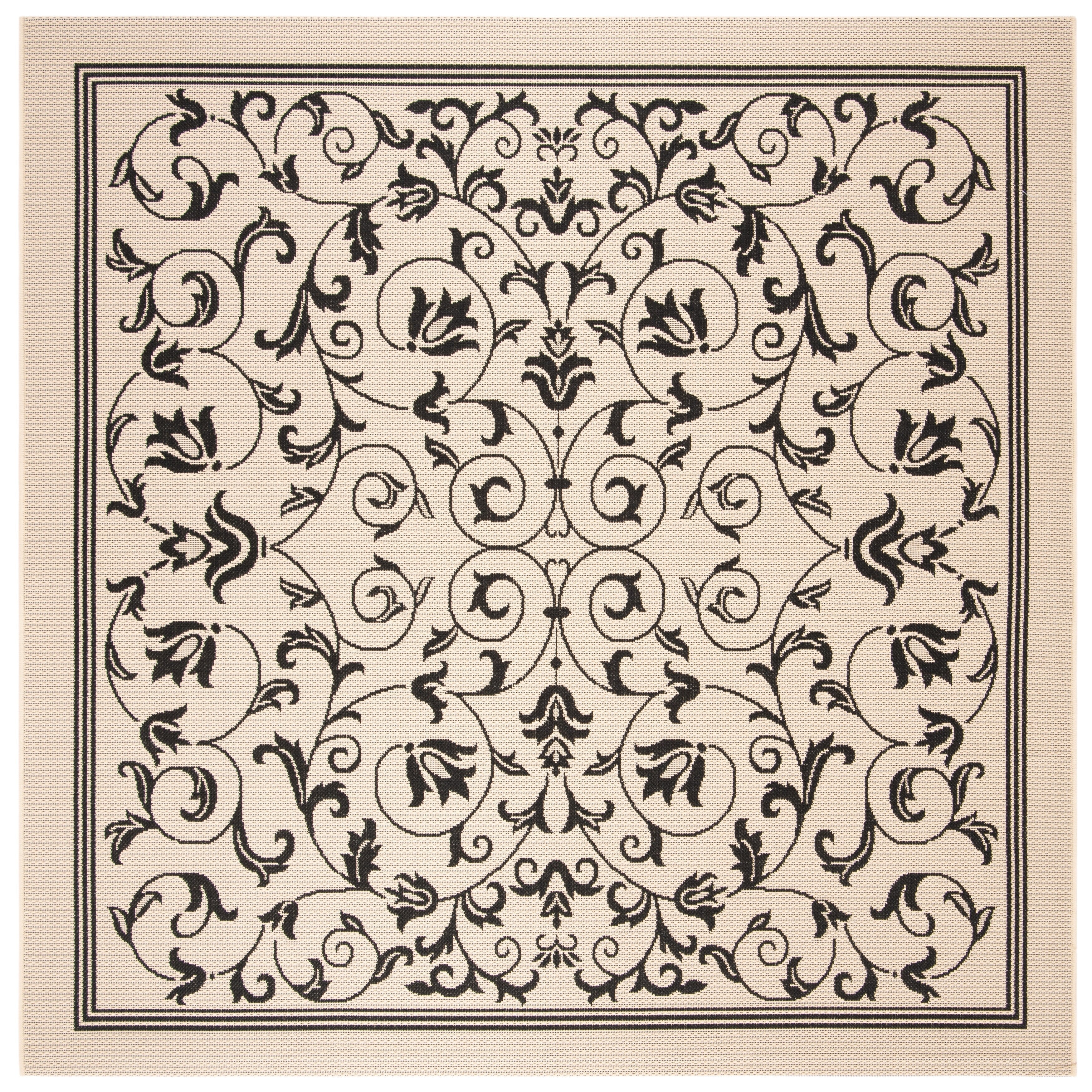 Tapis de jardin imperméable d'intérieur/extérieur SAFAVIEH Courtyard Miljeta