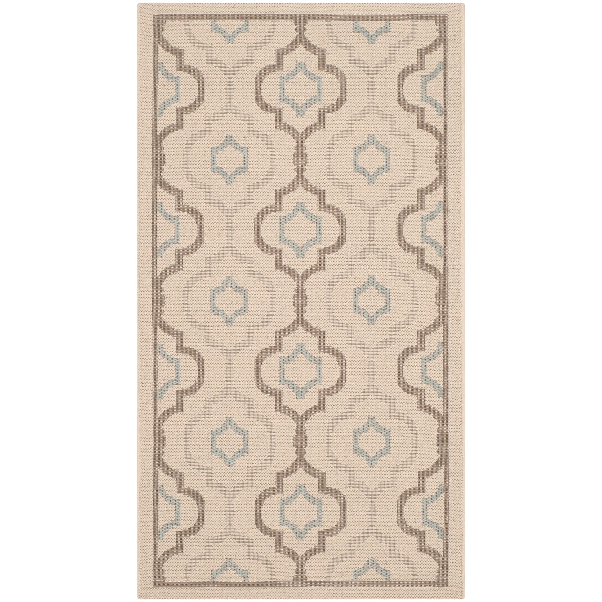 Tapis de jardin imperméable pour intérieur/extérieur SAFAVIEH Courtyard Oyvor