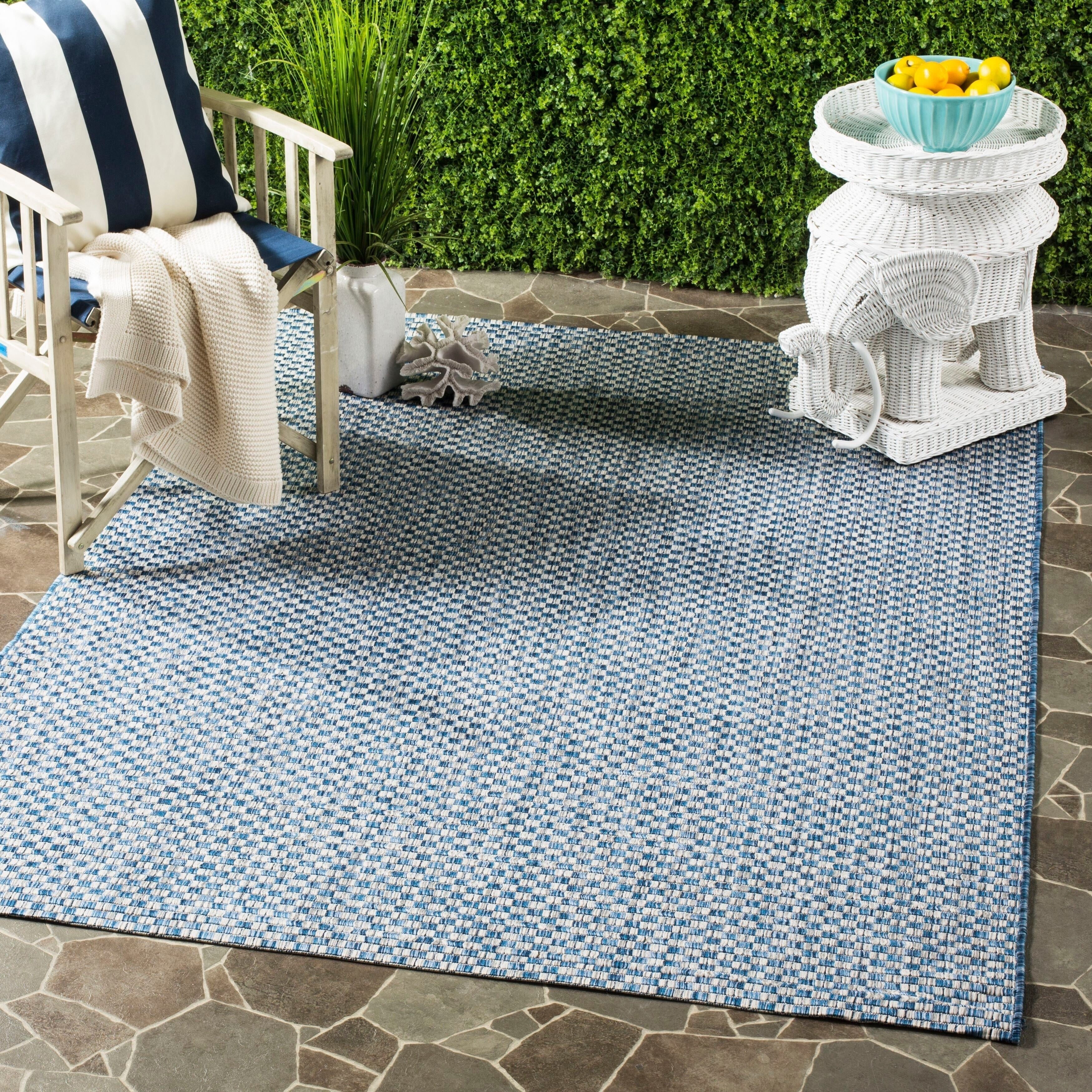 Tapis de jardin imperméable pour intérieur/extérieur SAFAVIEH Courtyard Ragini