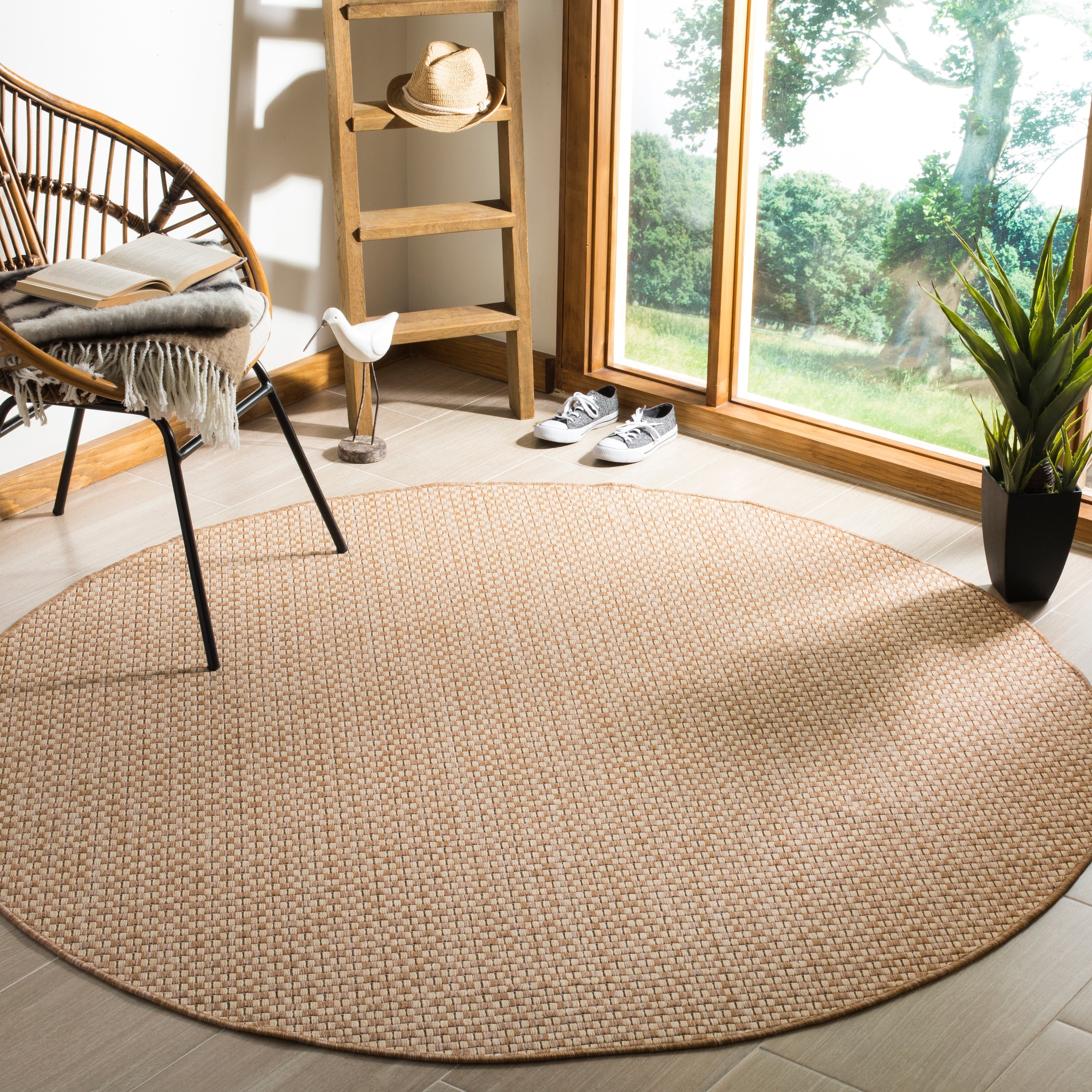 Tapis de jardin imperméable pour intérieur/extérieur SAFAVIEH Courtyard Ragini