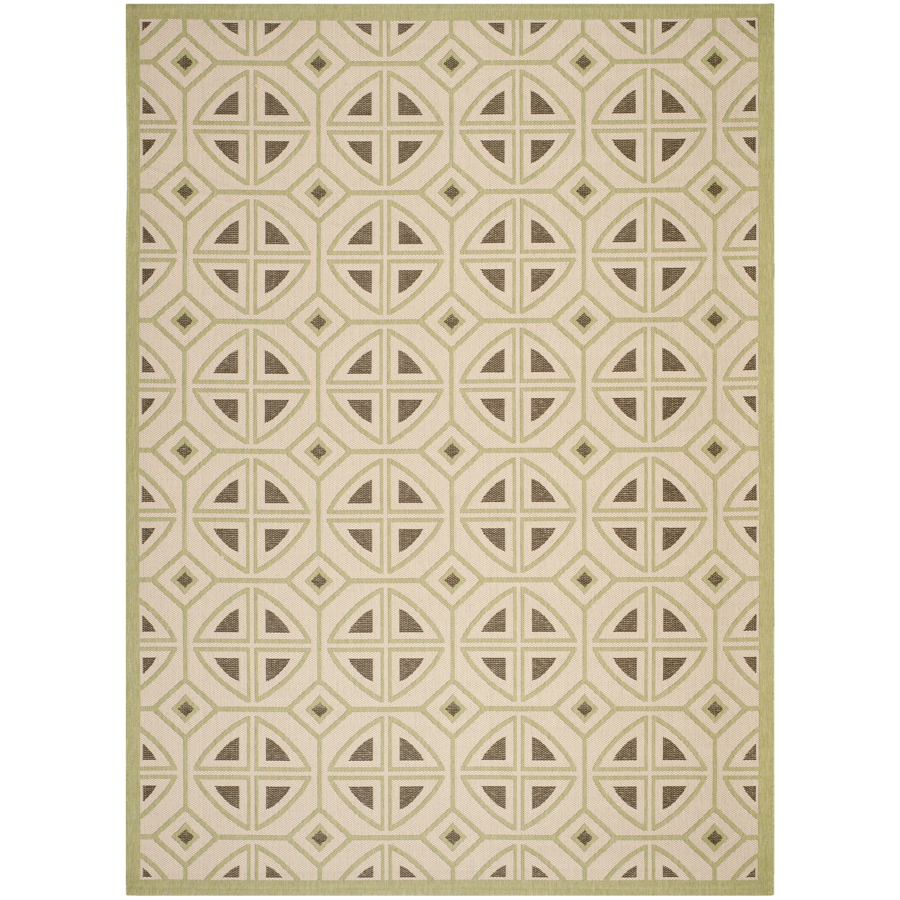 Tapis de jardin imperméable pour intérieur/extérieur SAFAVIEH Courtyard Saundra