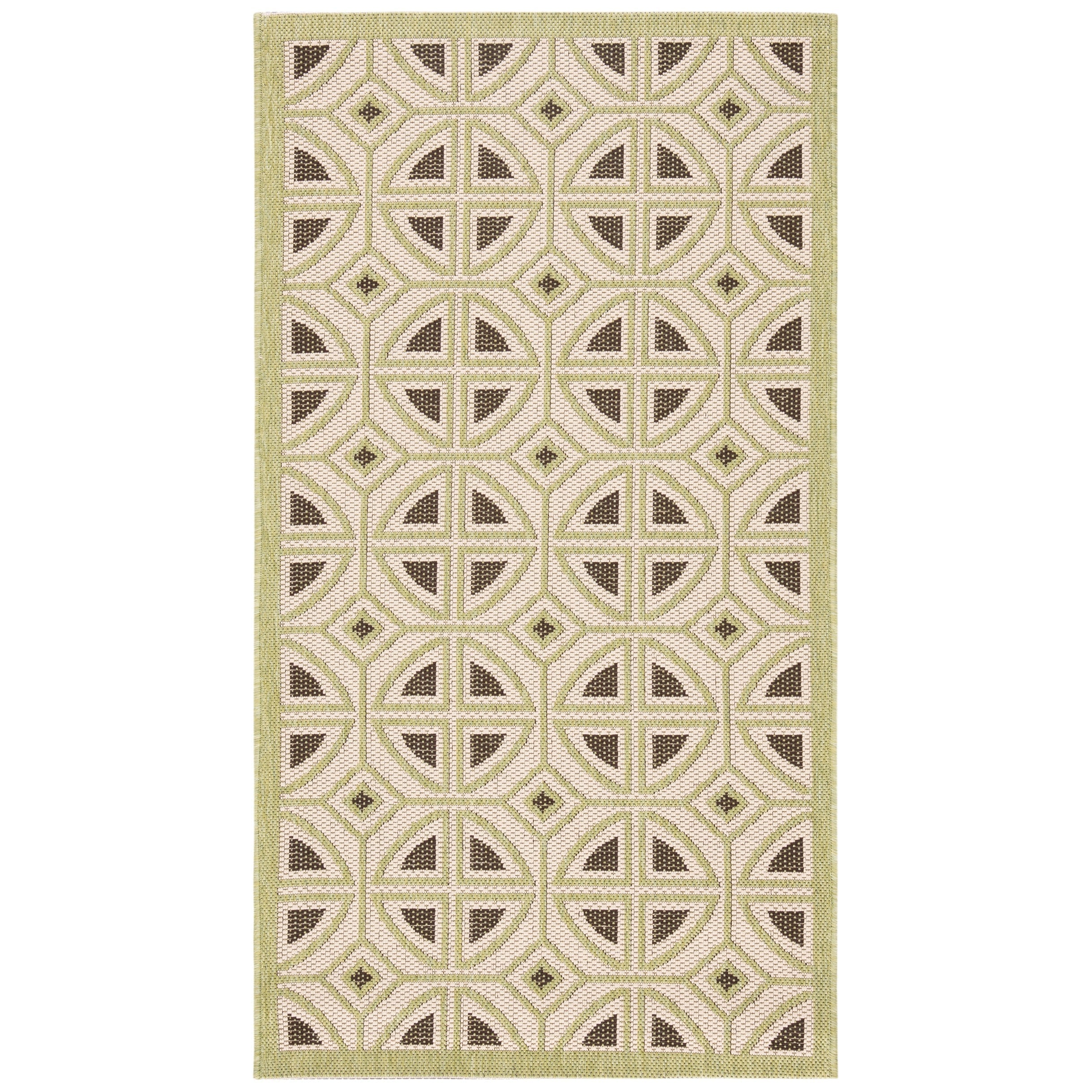 Tapis de jardin imperméable pour intérieur/extérieur SAFAVIEH Courtyard Saundra