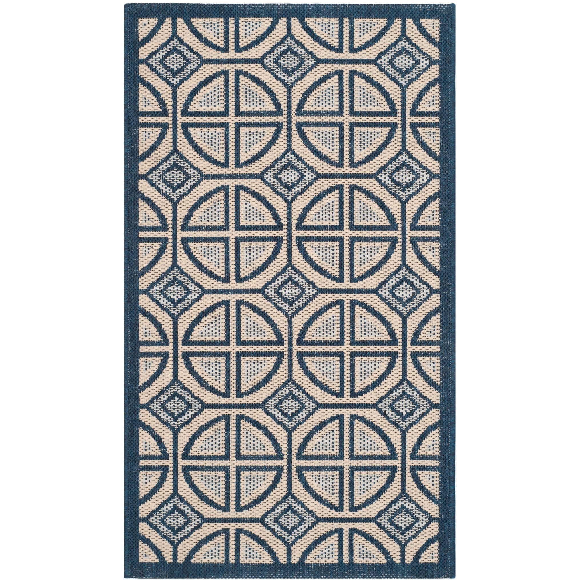 Tapis de jardin imperméable pour intérieur/extérieur SAFAVIEH Courtyard Saundra